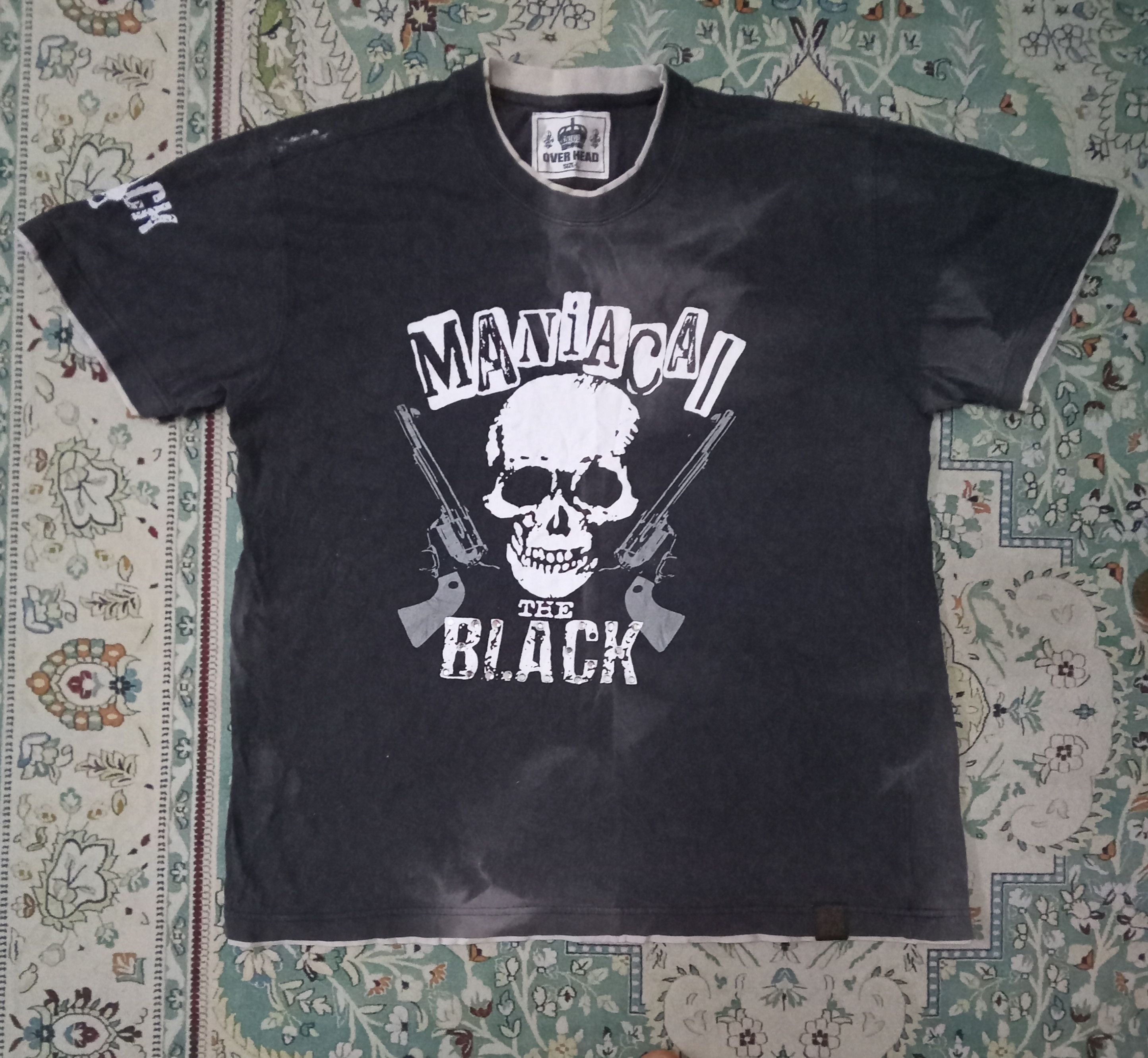 Other Over Head Maniacai The Black Skull T Shirt Size US L / EU 52-54 / 3 - 1 Thumbnail