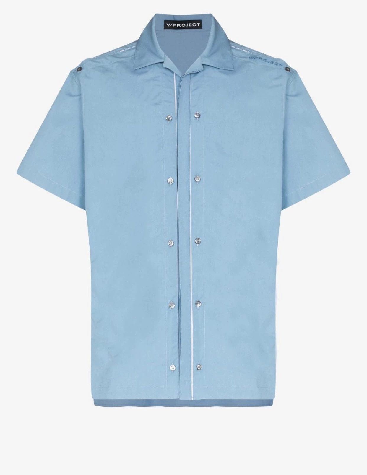 Y/Project Y/project Misaligned Buttons Striped Lining M New Size US M / EU 48-50 / 2 - 1 Thumbnail