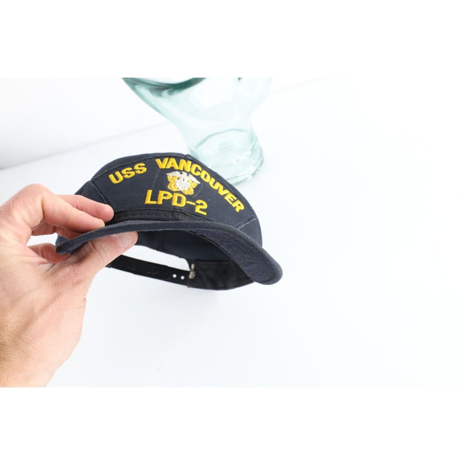 Vintage Vintage 90s Distressed USS Vancouver LPD-2 War Ship Snapback Size ONE SIZE - 11 Thumbnail