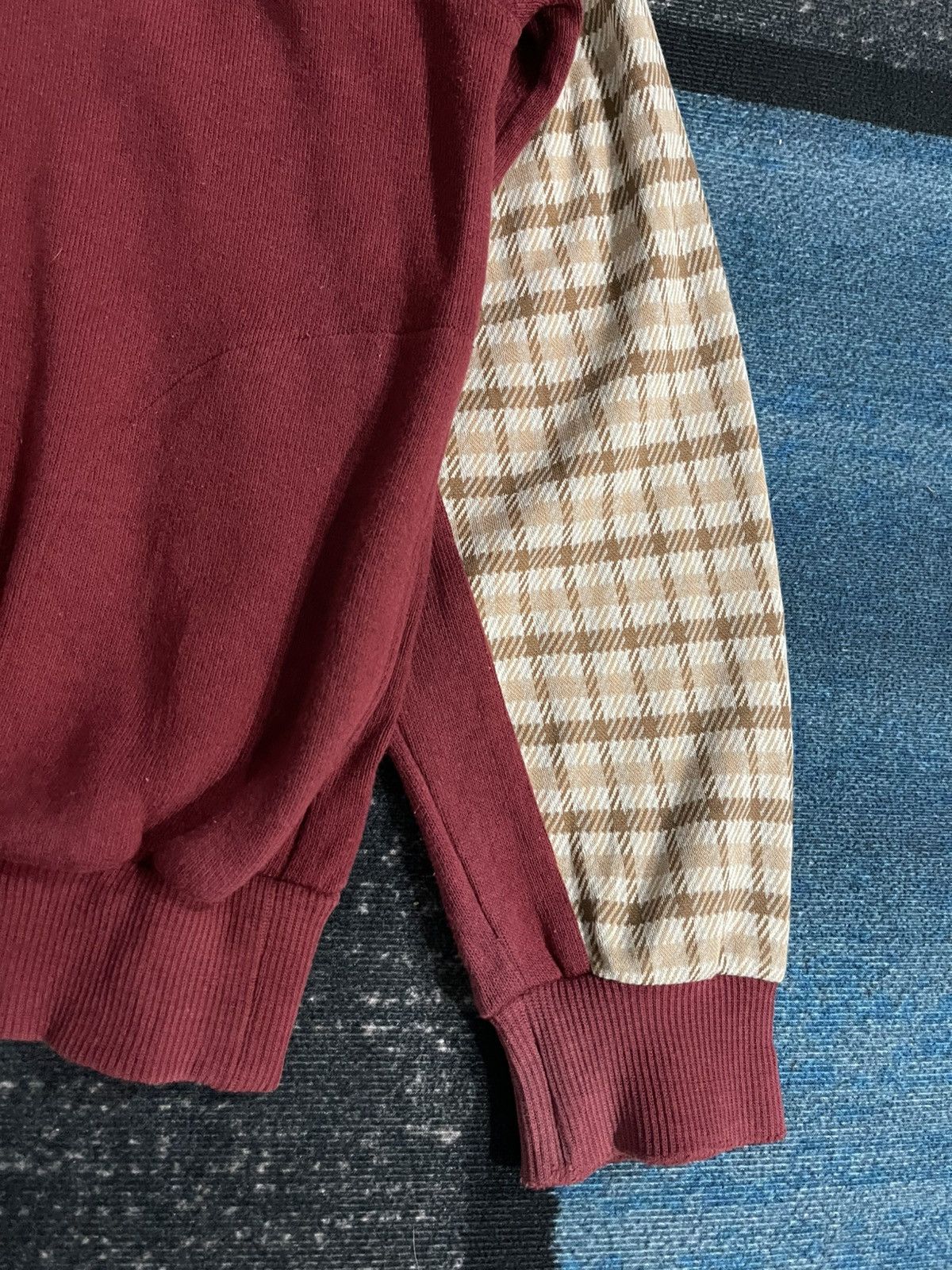 Burberry × Vintage Vintage burberrys Half button Sweatshirt Size US L / EU 52-54 / 3 - 7 Thumbnail
