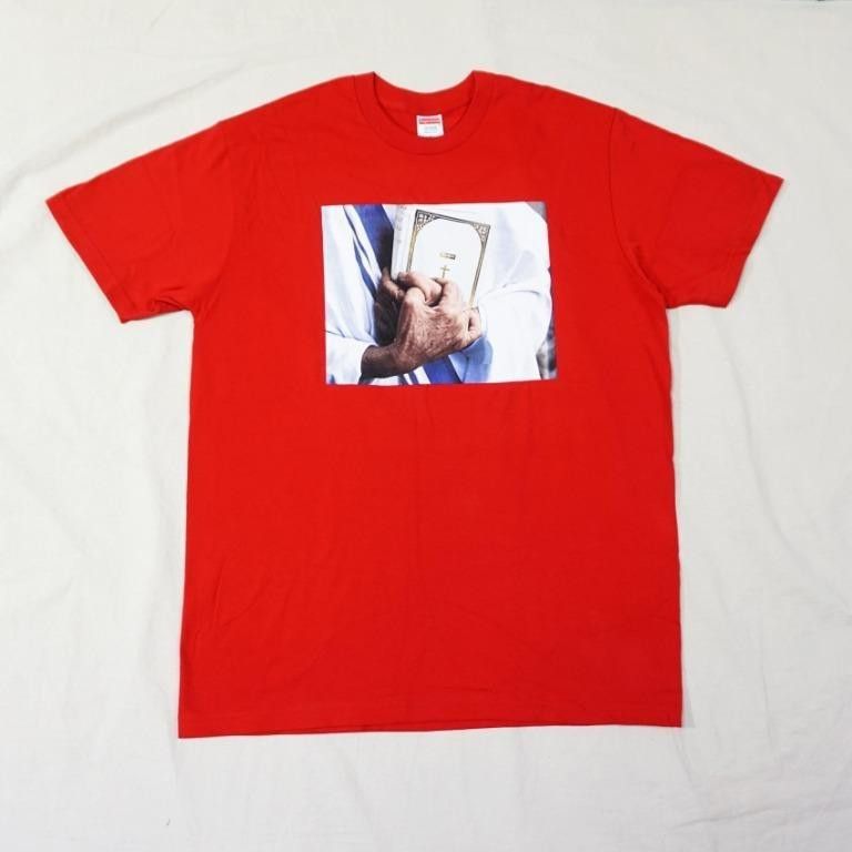 Supreme FW19 Supreme Bible Print T-shirt Size US L / EU 52-54 / 3 - 1 Thumbnail