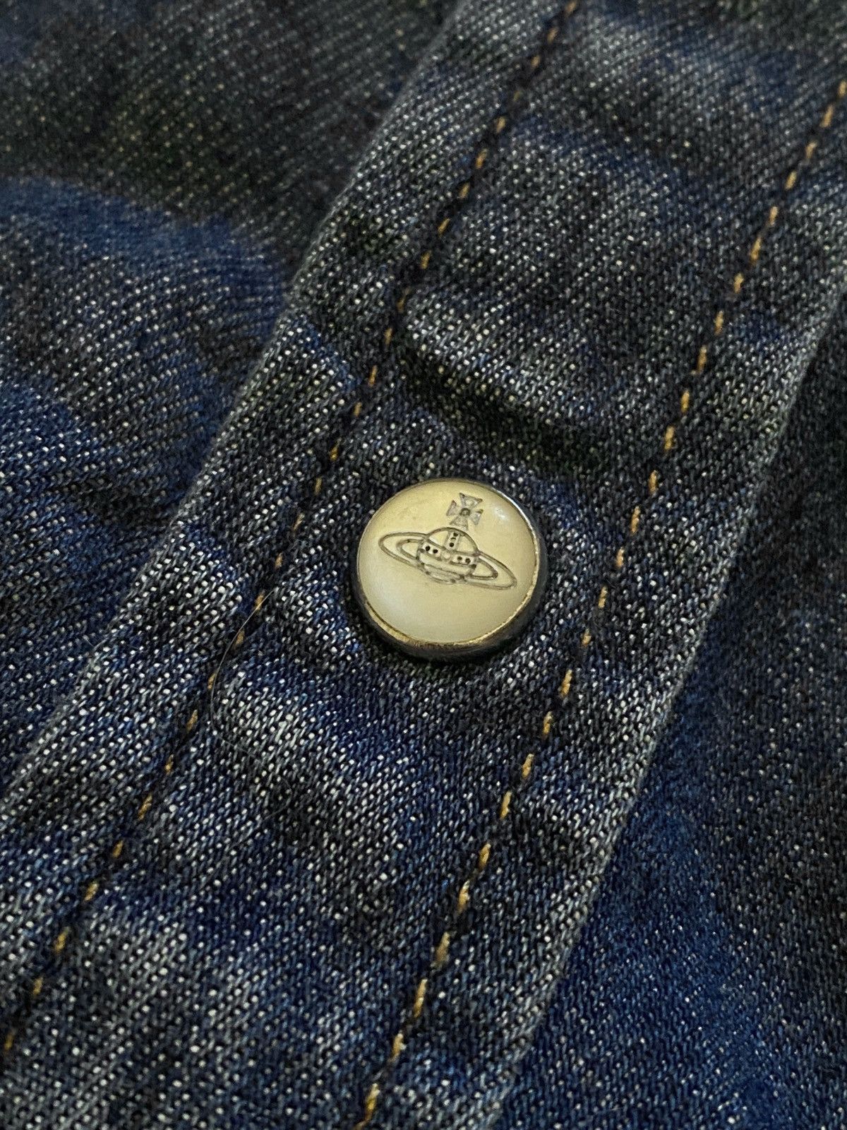 Lee × Vivienne Westwood Vivienne Westwood & Lee denim rider blouse Size S / US 4 / IT 40 - 8 Thumbnail