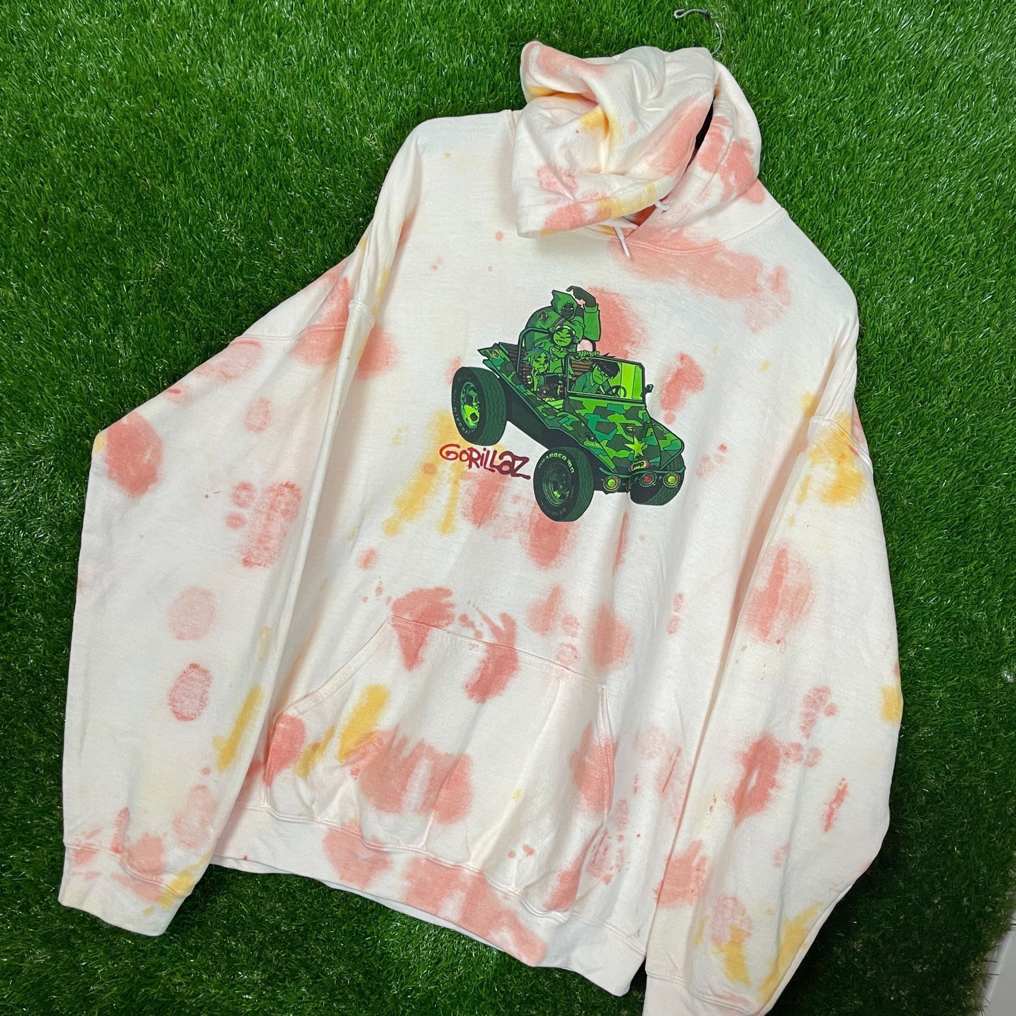 Urban Outfitters Gorillaz Tie-Dye Hoodie size Extra Large Size US XL / EU 56 / 4 - 4 Thumbnail