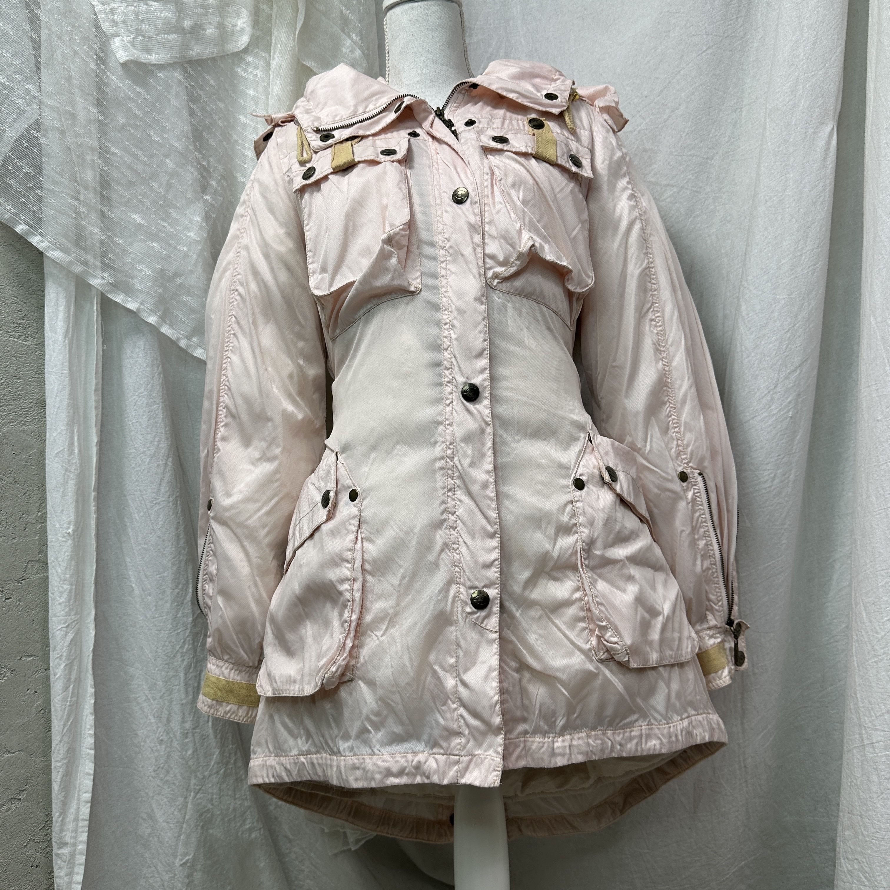 Just Cavalli Vintage Modifiable Baby Pink Just Cavalli Down Parka Y2K Size M / US 6-8 / IT 42-44 - 8 Thumbnail