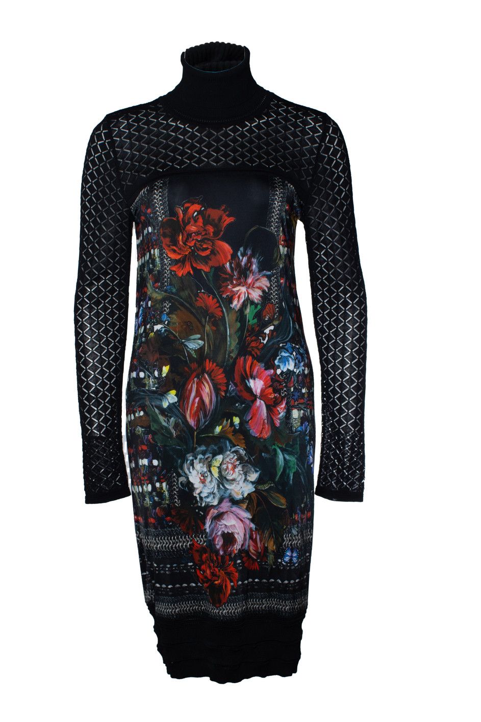 Roberto Cavalli Roberto Cavalli, Floral printed dress Size M / US 6-8 / IT 42-44 - 1 Thumbnail