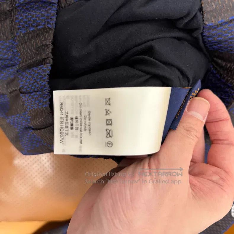 Louis Vuitton Louis Vuitton Blue checkerboard pearl embroidered slogan j Size US S / EU 44-46 / 1 - 7 Thumbnail