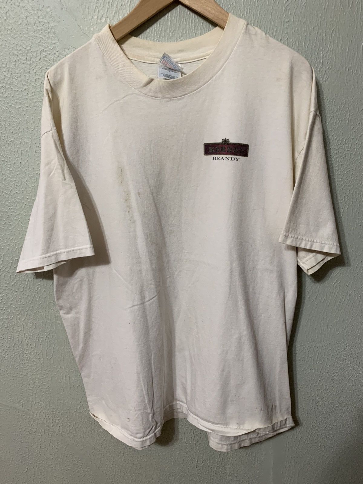 Vintage Vintage Korbel Brandy Ghirardelli Tee Size US XL / EU 56 / 4 - 1 Thumbnail