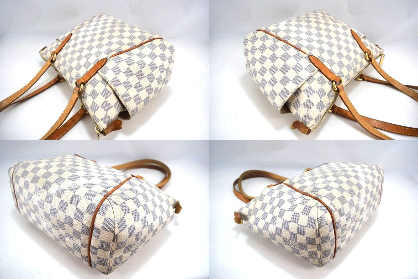 Louis Vuitton Auth Louis Vuitton Totally PM Tote Bag Azur Canvas N51261 Size ONE SIZE - 7 Thumbnail