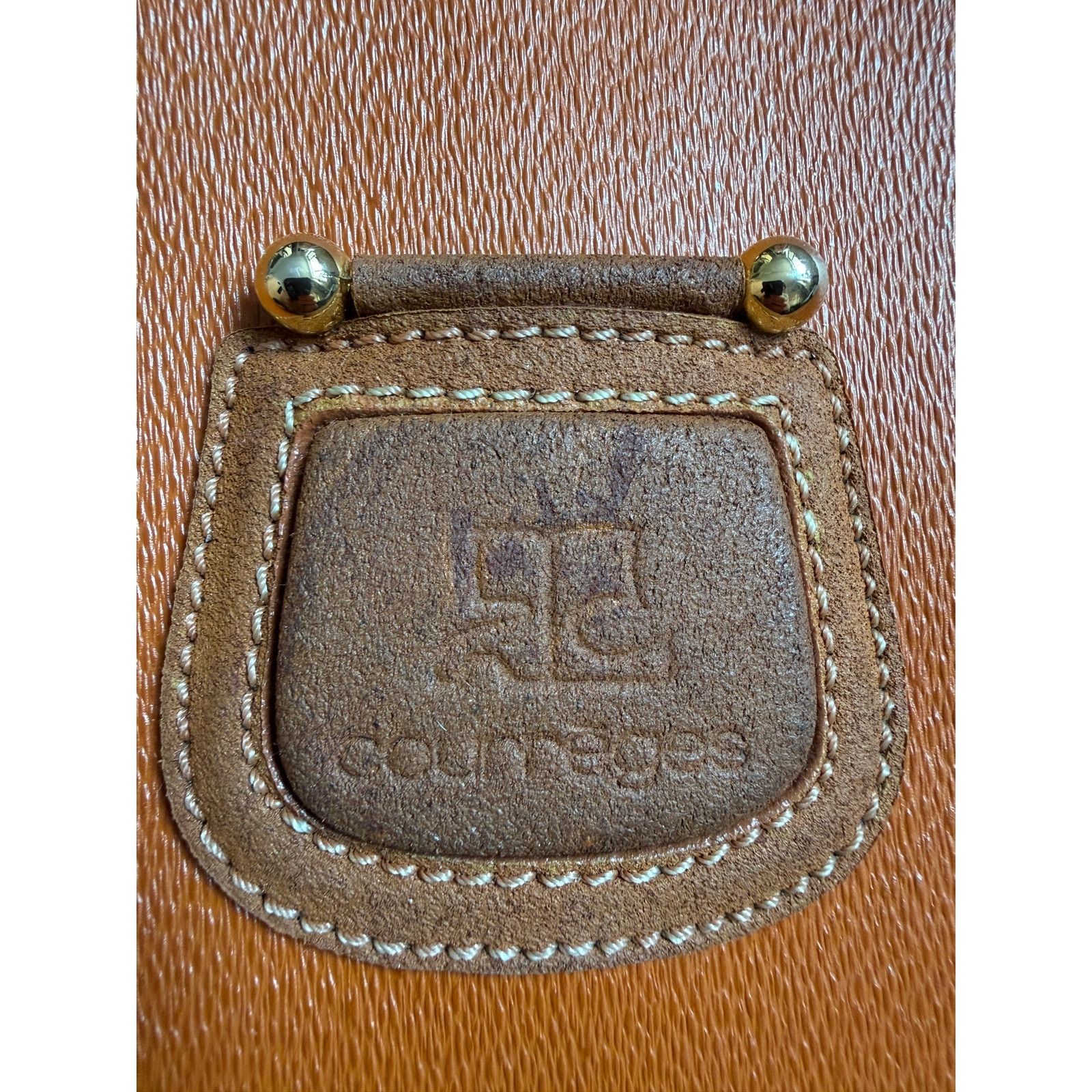 Courreges Courrèges Brown Leather Messenger Bag With Certification Size ONE SIZE - 4 Thumbnail