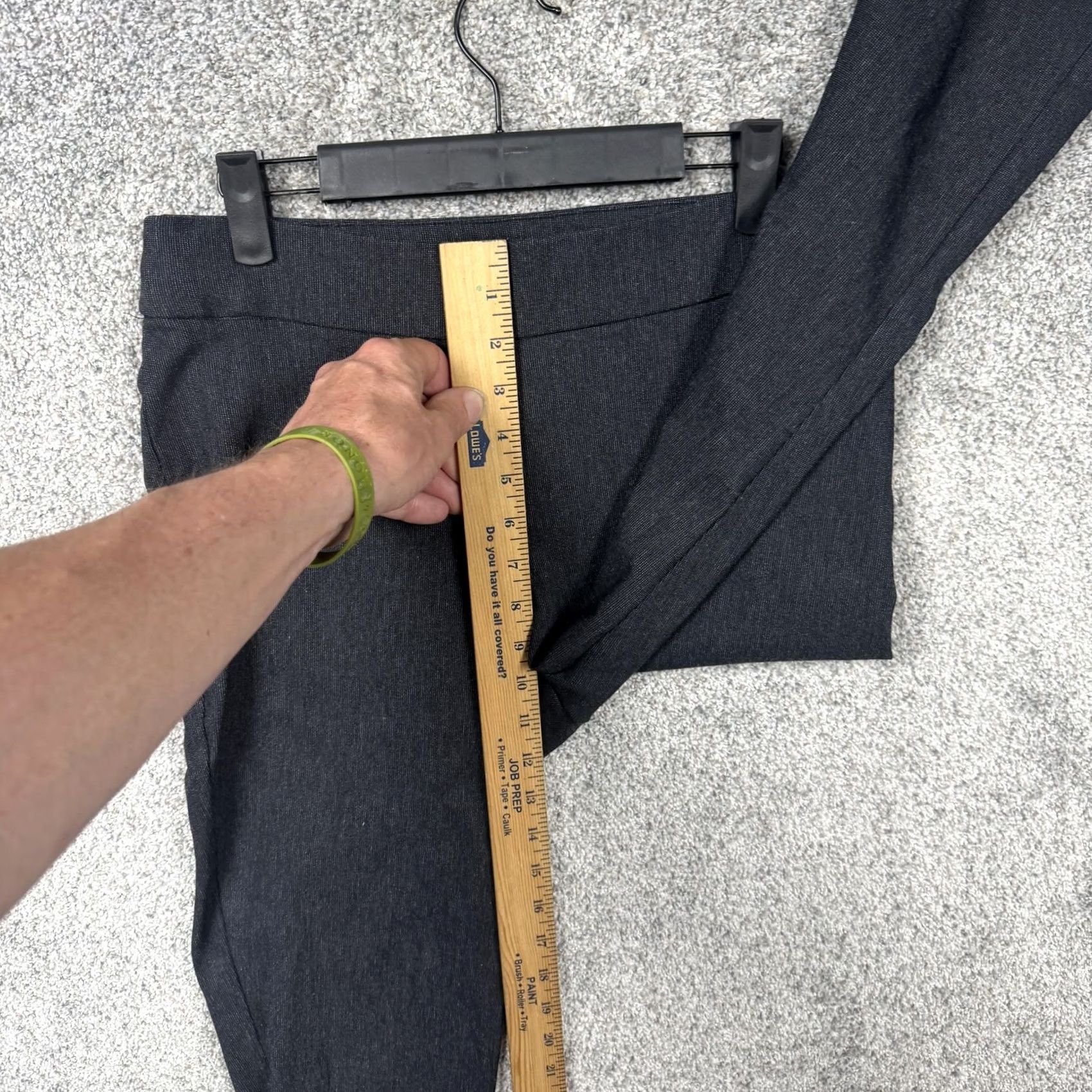Vintage Simply Vera Vera Wang Dress Pants M 30x30 Bootcut Ponte Stretch Office Gray Womens Size 32" / US 10 / IT 46 - 5 Thumbnail
