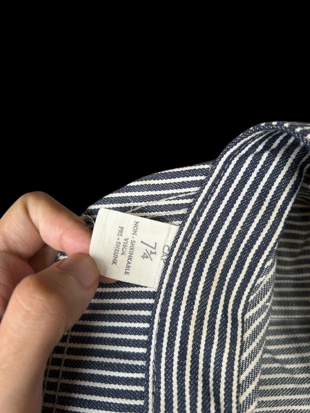 Japanese Brand × Kapital × Vintage HICKORY HAT VINTAGE RAILROAD OFFICER DESIGN Size ONE SIZE - 10 Thumbnail
