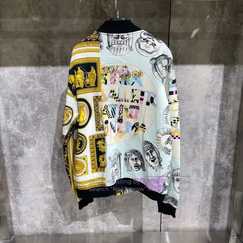 Versace Versace Men's Colorful Cotton Jacket . Size US L / EU 52-54 / 3 - 2 Thumbnail