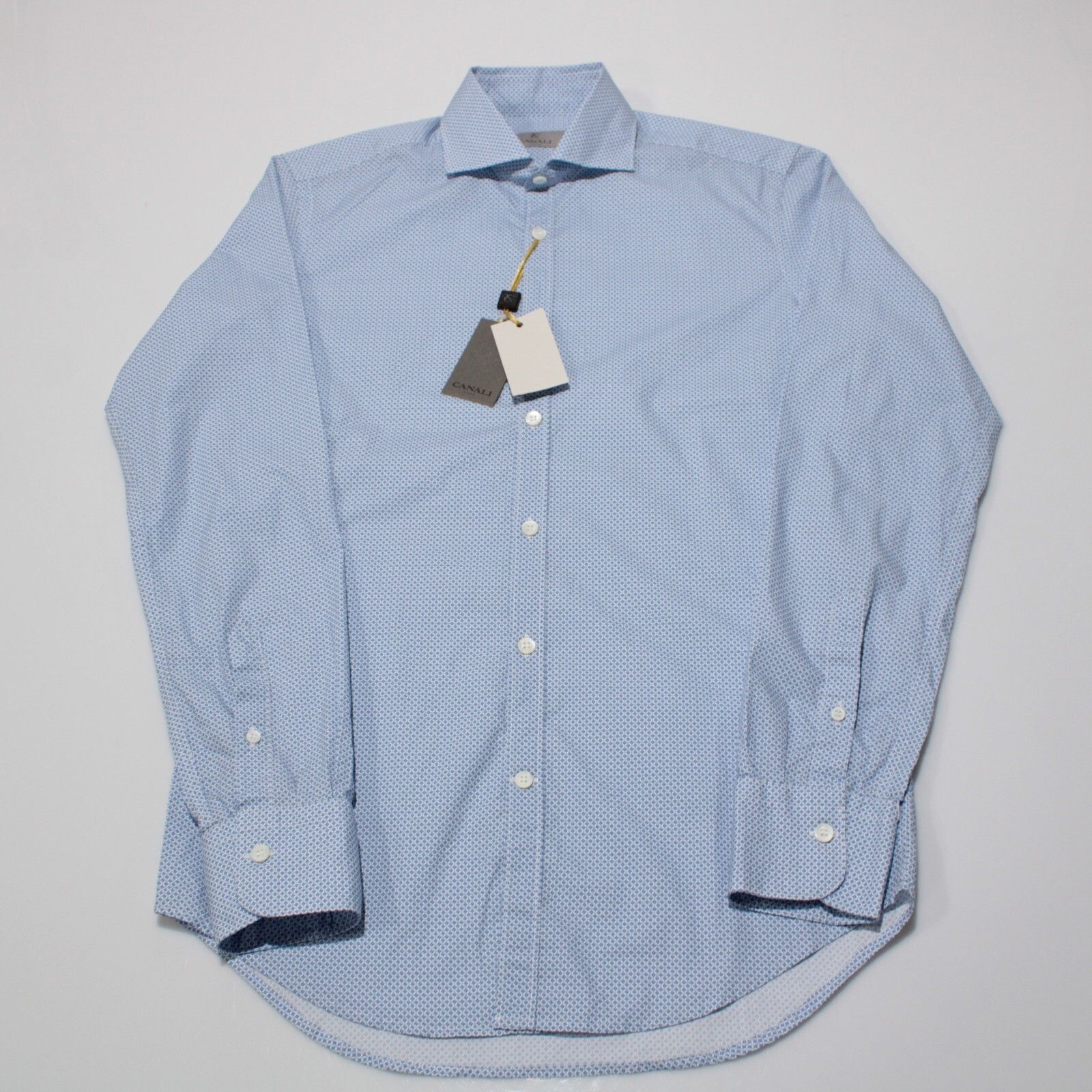 Canali Canali New with tags Shirt Size S US In Blue Size US S / EU 44-46 / 1 - 3 Thumbnail