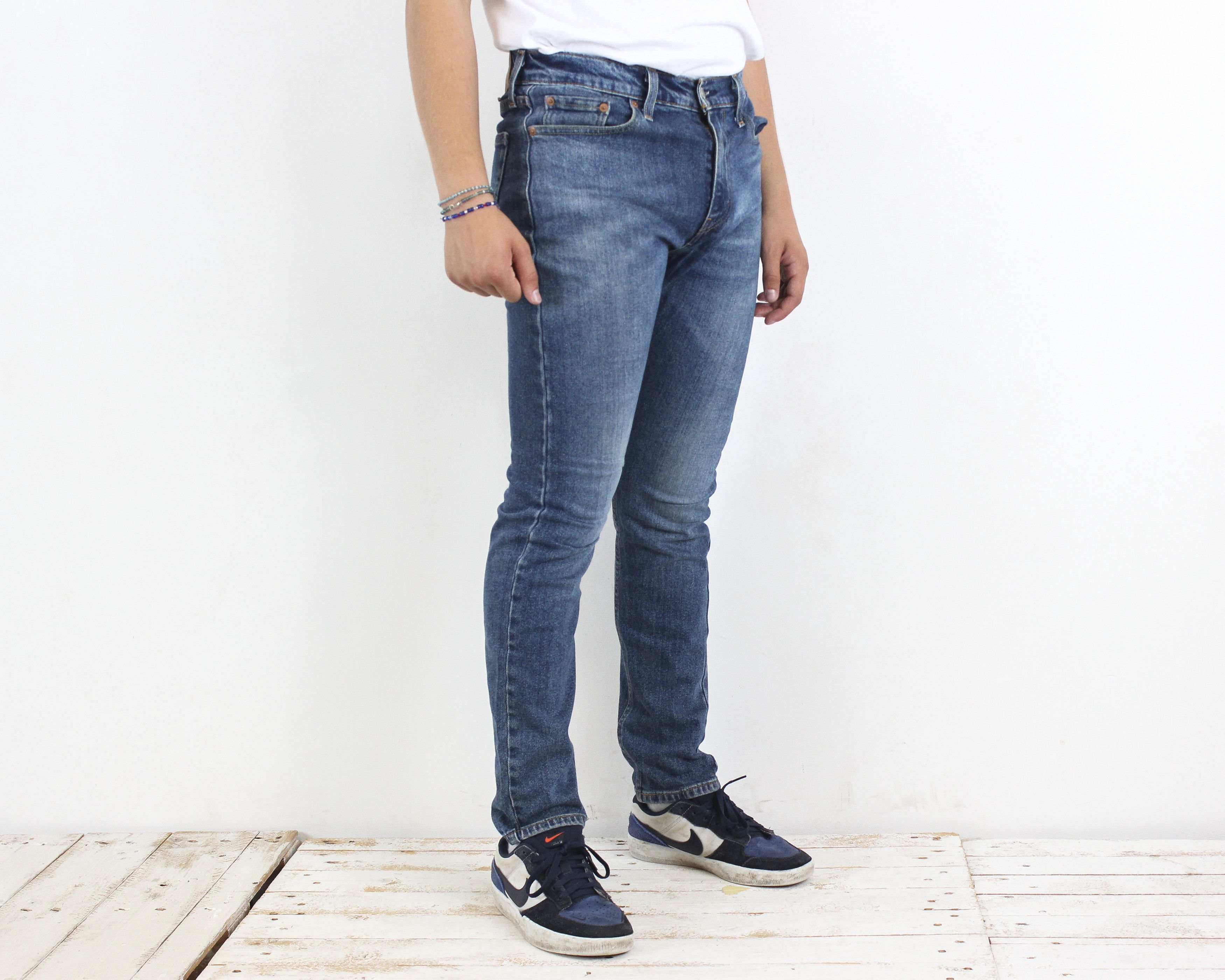 Levi's 510 Mens W30 L32 Slim Fit Skinny Jeans Denim Pants Trousers Size US 30 / EU 46 - 4 Thumbnail