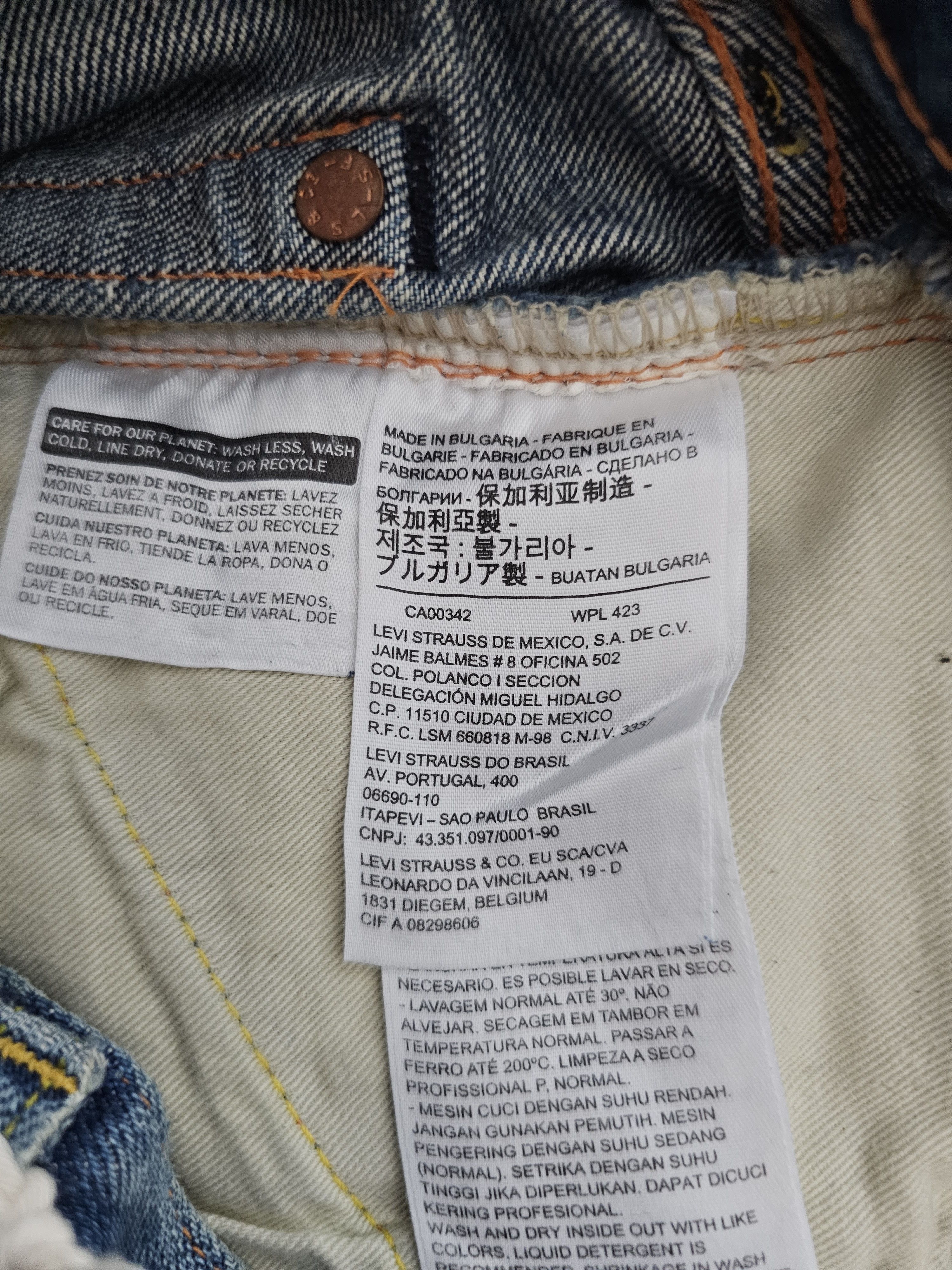 Levi's Vintage Clothing NWT Levi's Vintage Clothing 1950's 701 W25 Big E Selvedge Size 25" / US 0 / IT 36 - 9 Thumbnail