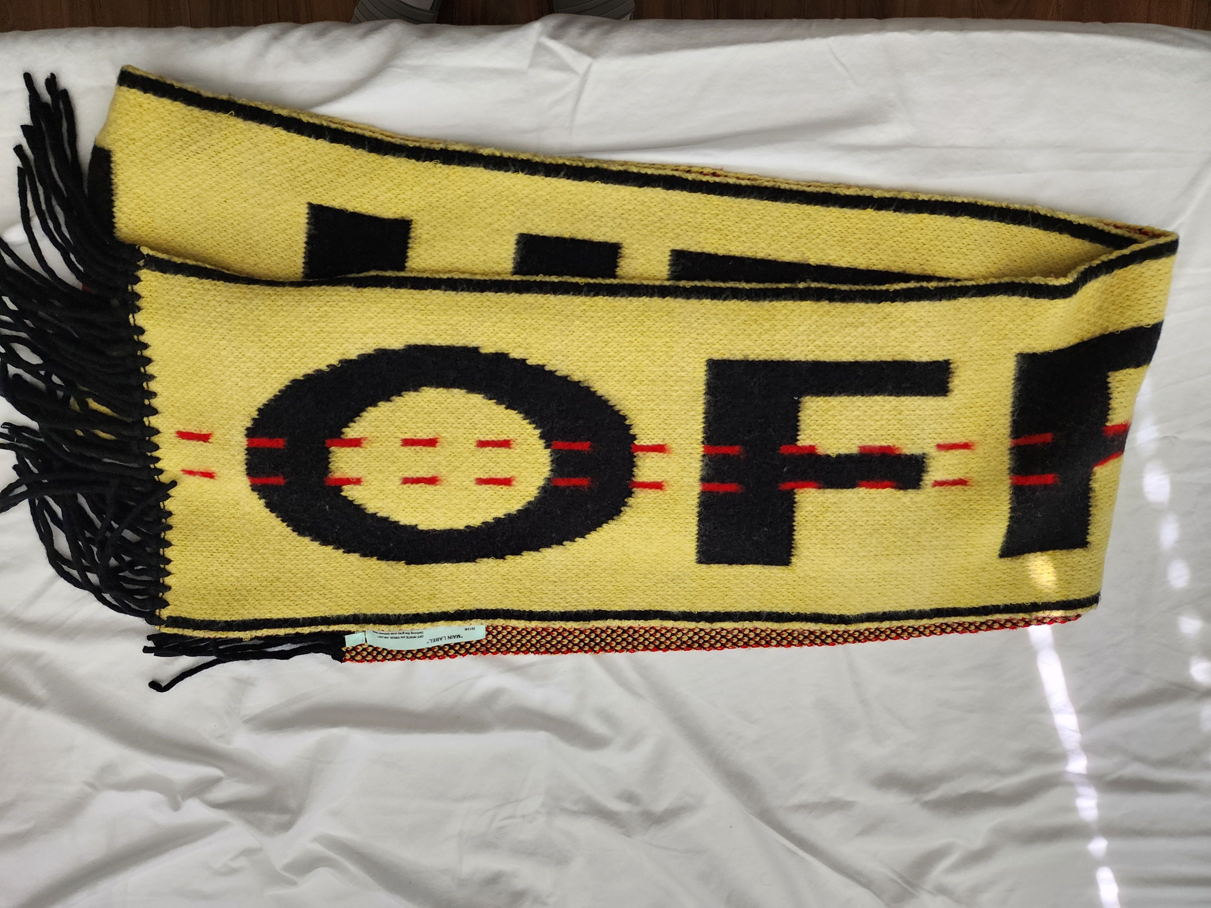 Off-White × Virgil Abloh Off-White knit industrial scarf - MADE IN ITALY Size ONE SIZE - 5 Thumbnail