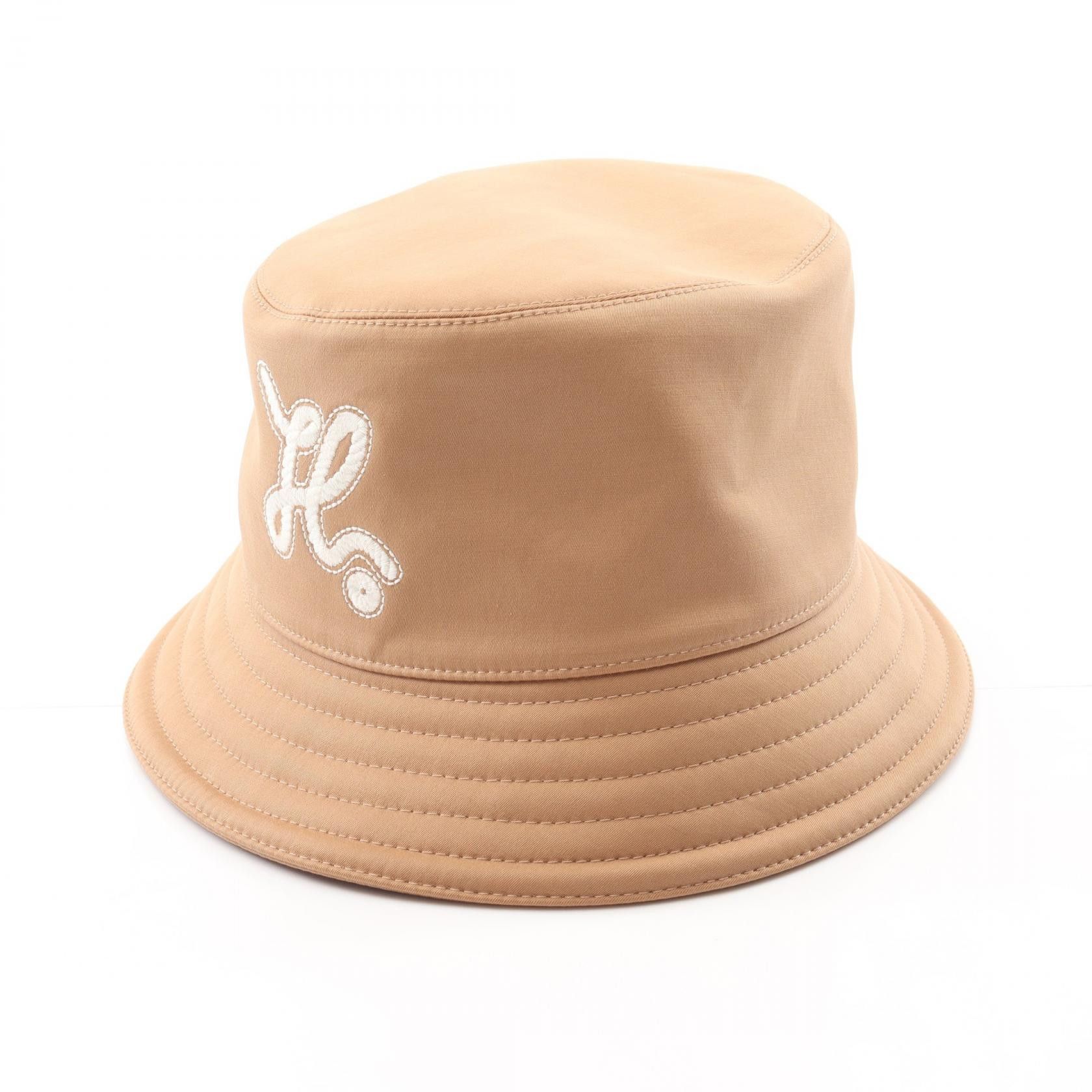Hermès Harper58 Cotton Bucket Hat Hermes Blanc Harper Emile Bucket Hat | Jadore Couture main image 2