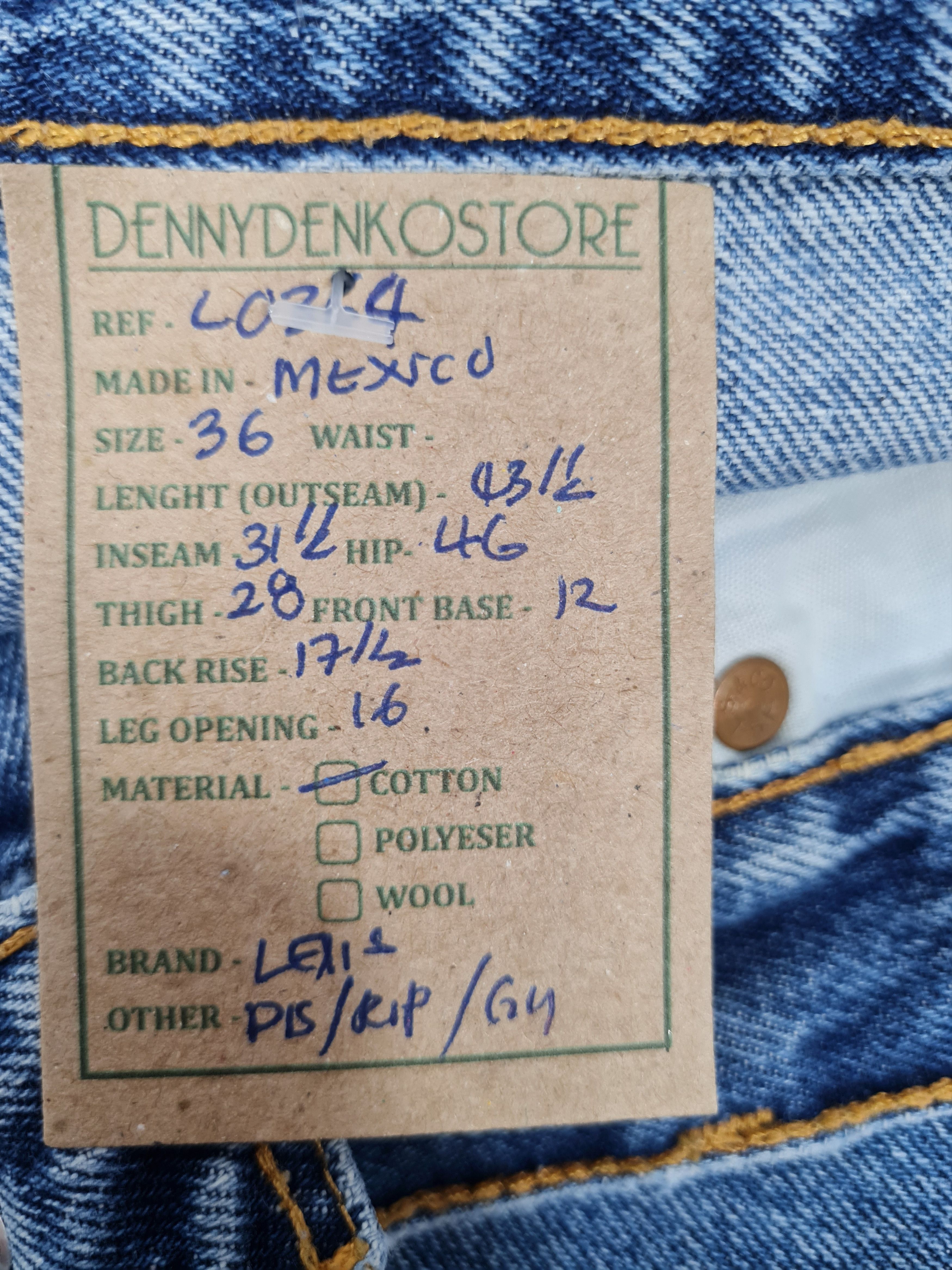 Levi's Vintage Clothing Vtg 90's LEVIS Ripped Faded Stain Jeans L0364 Size 36X31.5 Size US 36 / EU 52 - 16 Thumbnail