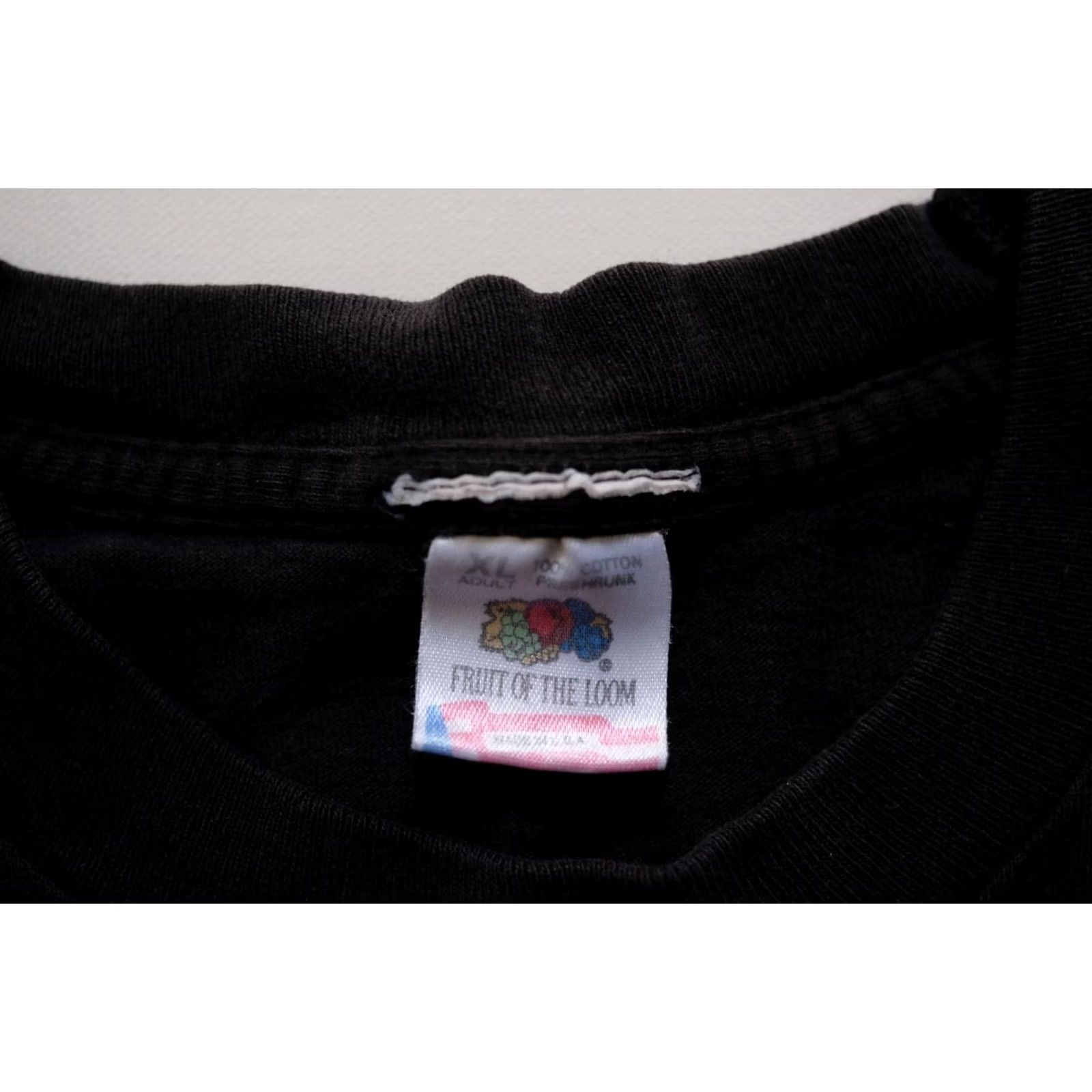 Fruit Of The Loom VINTAGE Fruit of the Loom WESTERN AMERICAN SPIRIT Graphic BLACK T SHIRT XL Men 90s Size US XL / EU 56 / 4 - 7 Thumbnail