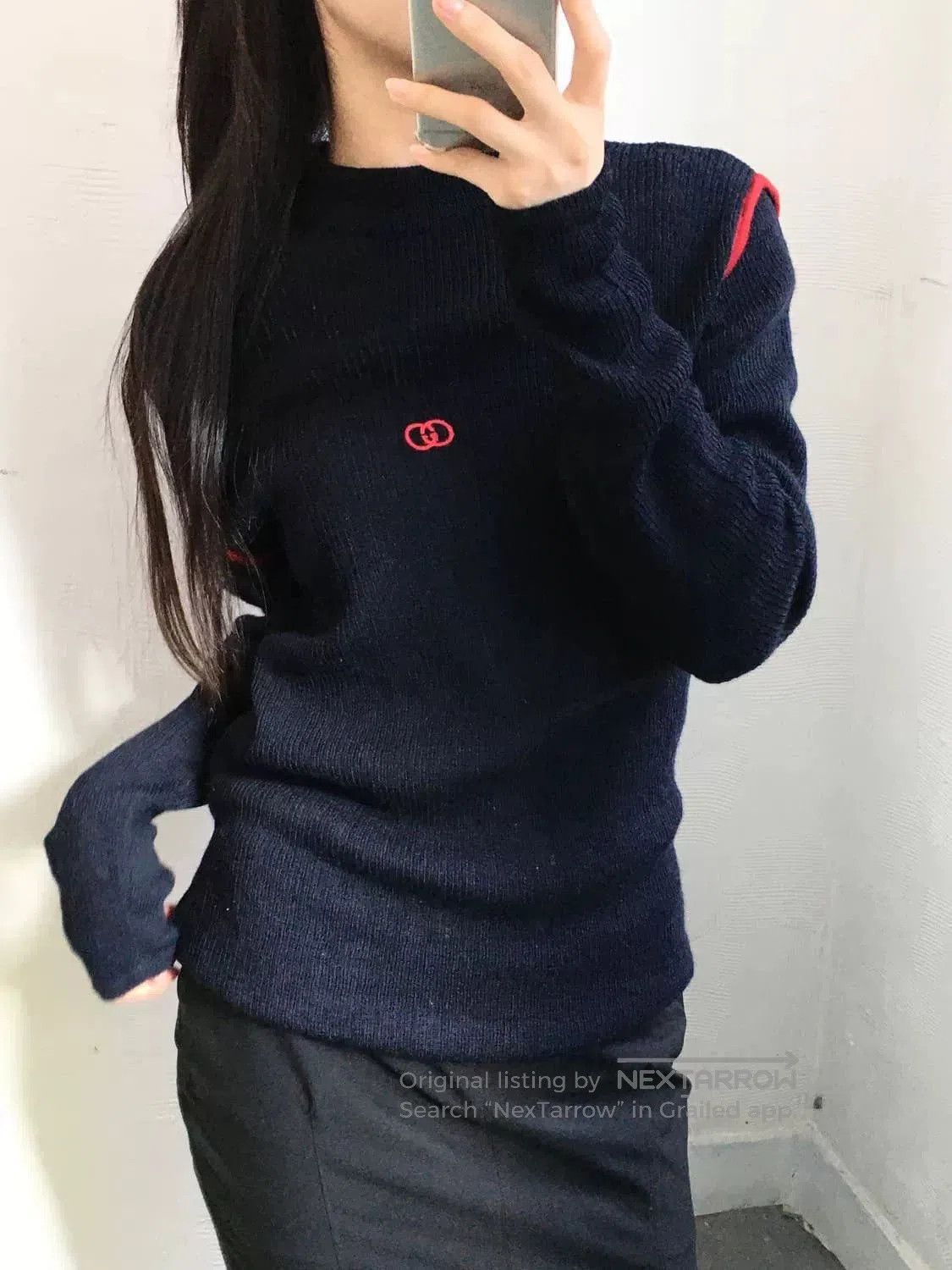 Gucci Vintage Wool Knit Sweater.