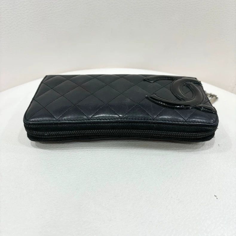 Chanel Chanel Black Quilted Long Wallet -2505 Size ONE SIZE - 3 Thumbnail