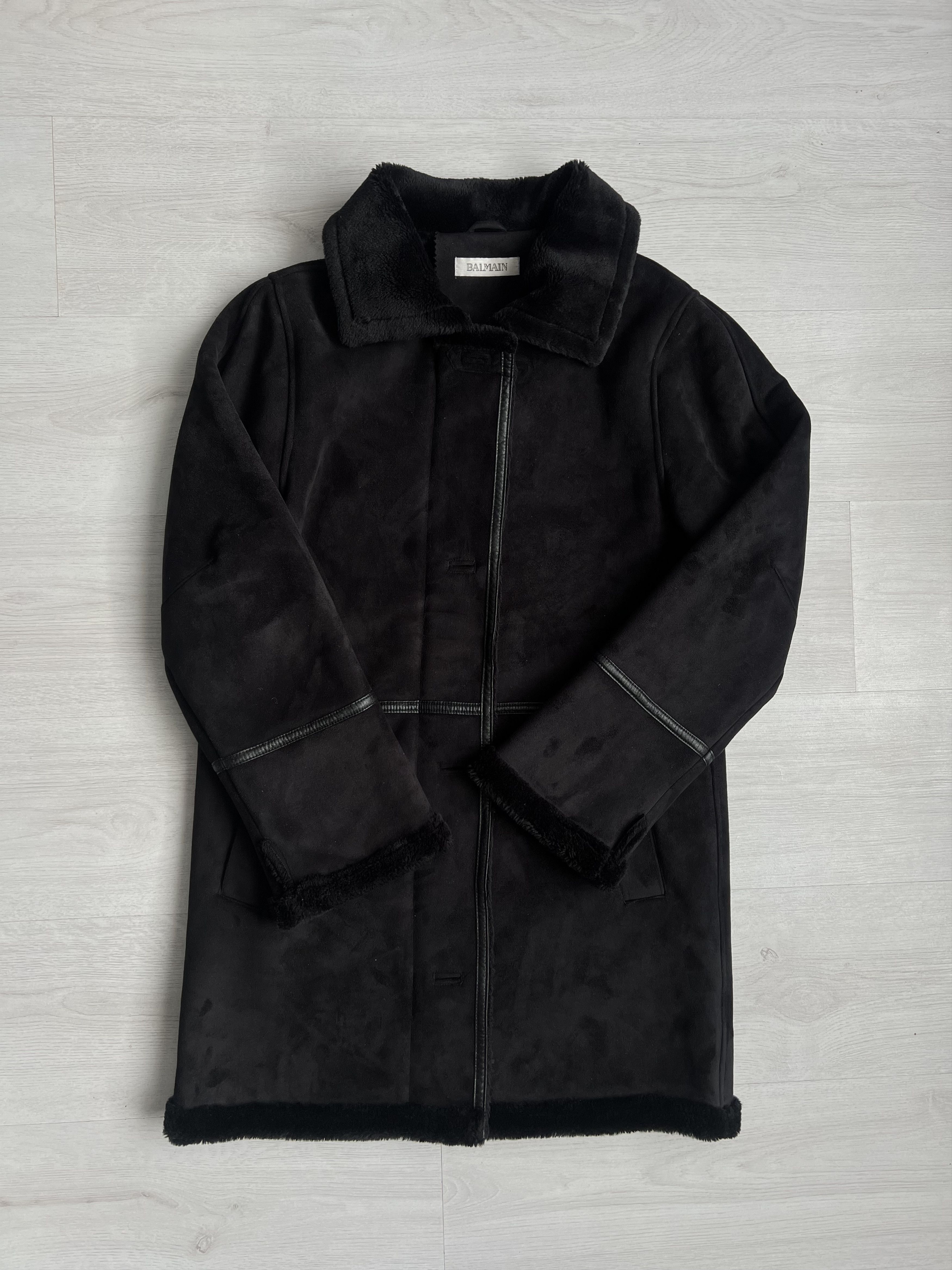 image of Balmain Women’S Black Coat, Women's (Size XS)