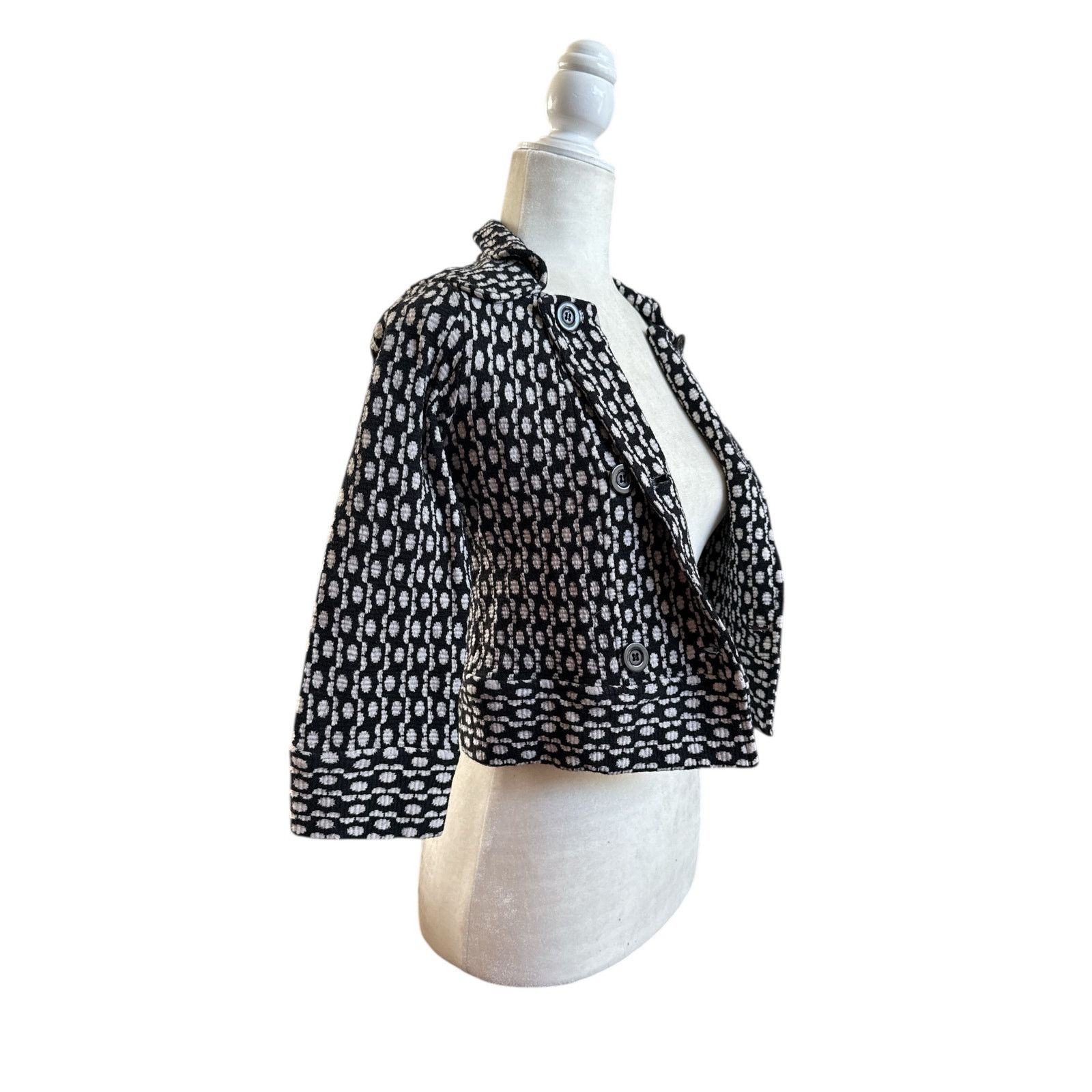 Diane von Furstenberg Diane Von Furstenberg Women Esperanza Knit Blazer Jacket Size XS / US 0-2 / IT 36-38 - 7 Thumbnail