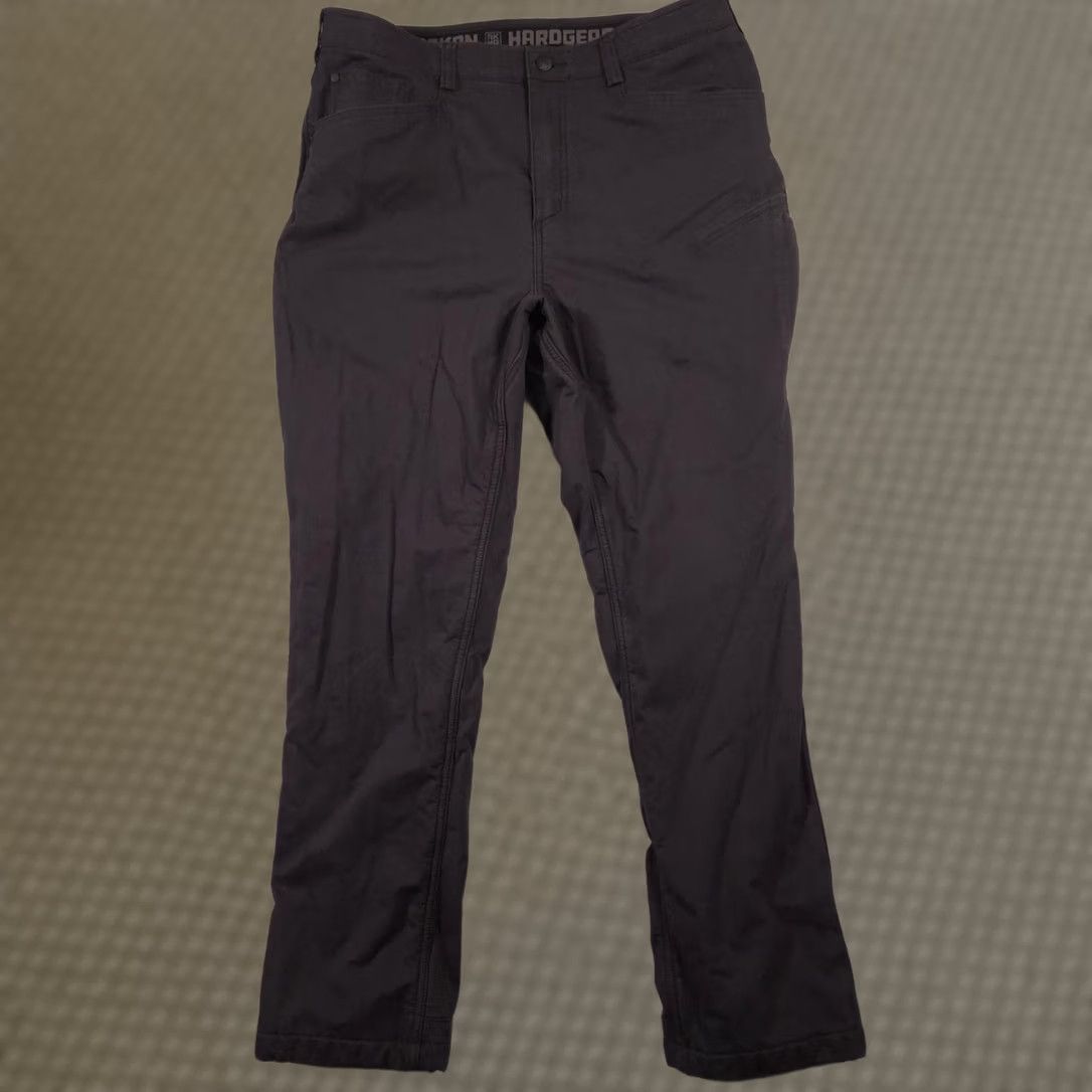Vintage Alaskan Hardgear Pants Womens 14 Black Fleece Lined Insulated Snow Workwear Size 36" / US 14 / IT 50 - 1 Thumbnail