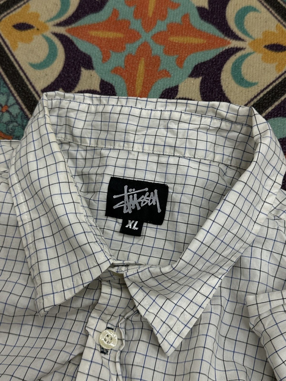 Stussy Vintage Stussy 1990 Button Up Shirt Size US L / EU 52-54 / 3 - 13 Thumbnail