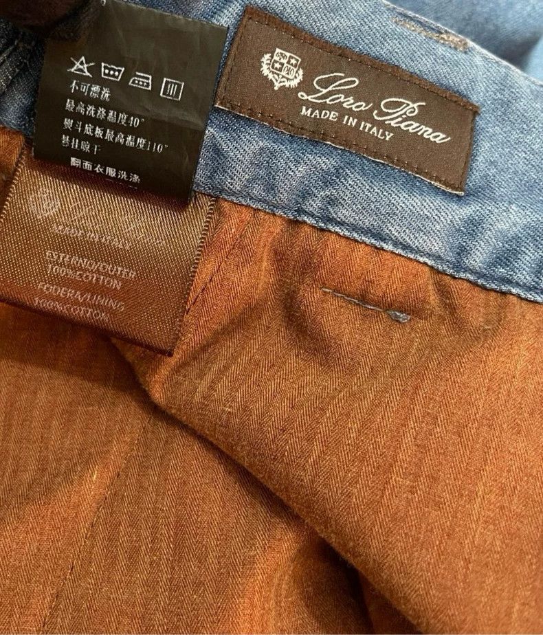 Loro Piana LORO PIANA Men's denim shorts Size US 36 / EU 52 - 3 Thumbnail