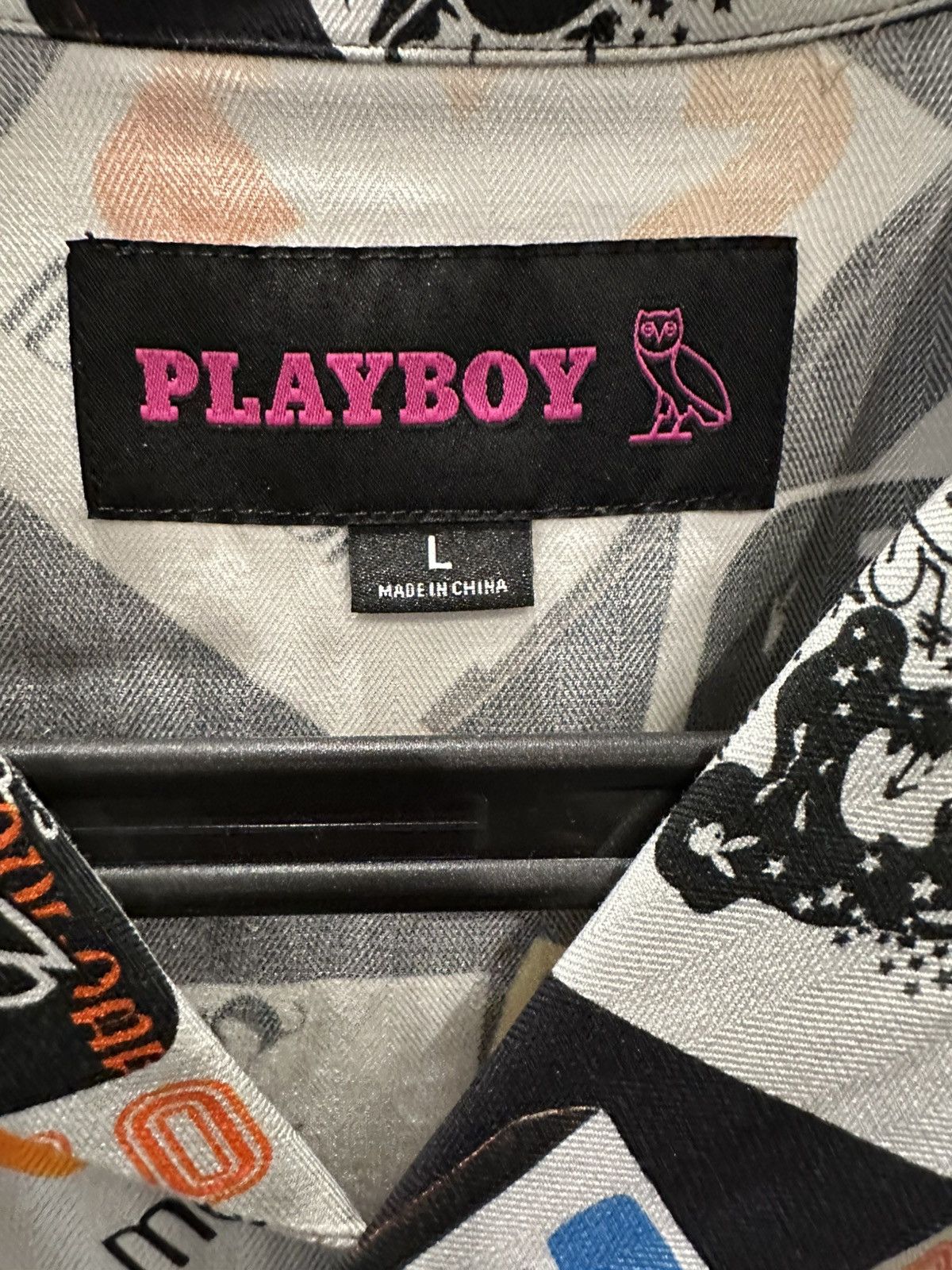 October's Very Own × Playboy OVO x PLAYBOY Silk Shirt Size US L / EU 52-54 / 3 - 3 Thumbnail