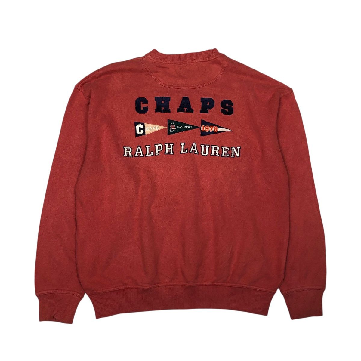Chaps Ralph Lauren 📌Vintage Sweatshirt Crewneck Chaps Ralph Lauren Big Logo Size US L / EU 52-54 / 3 - 2 Thumbnail