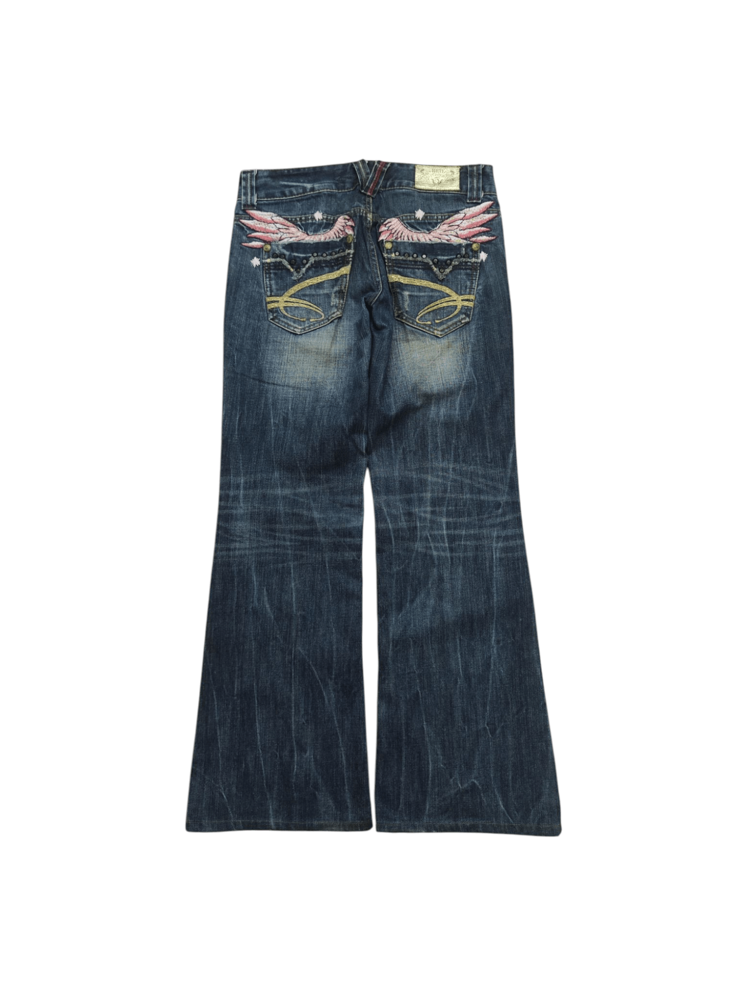 14th Addiction Y2K Red Pepper Flare Jeans Size 28" / US 6 / IT 42 - 1 Thumbnail