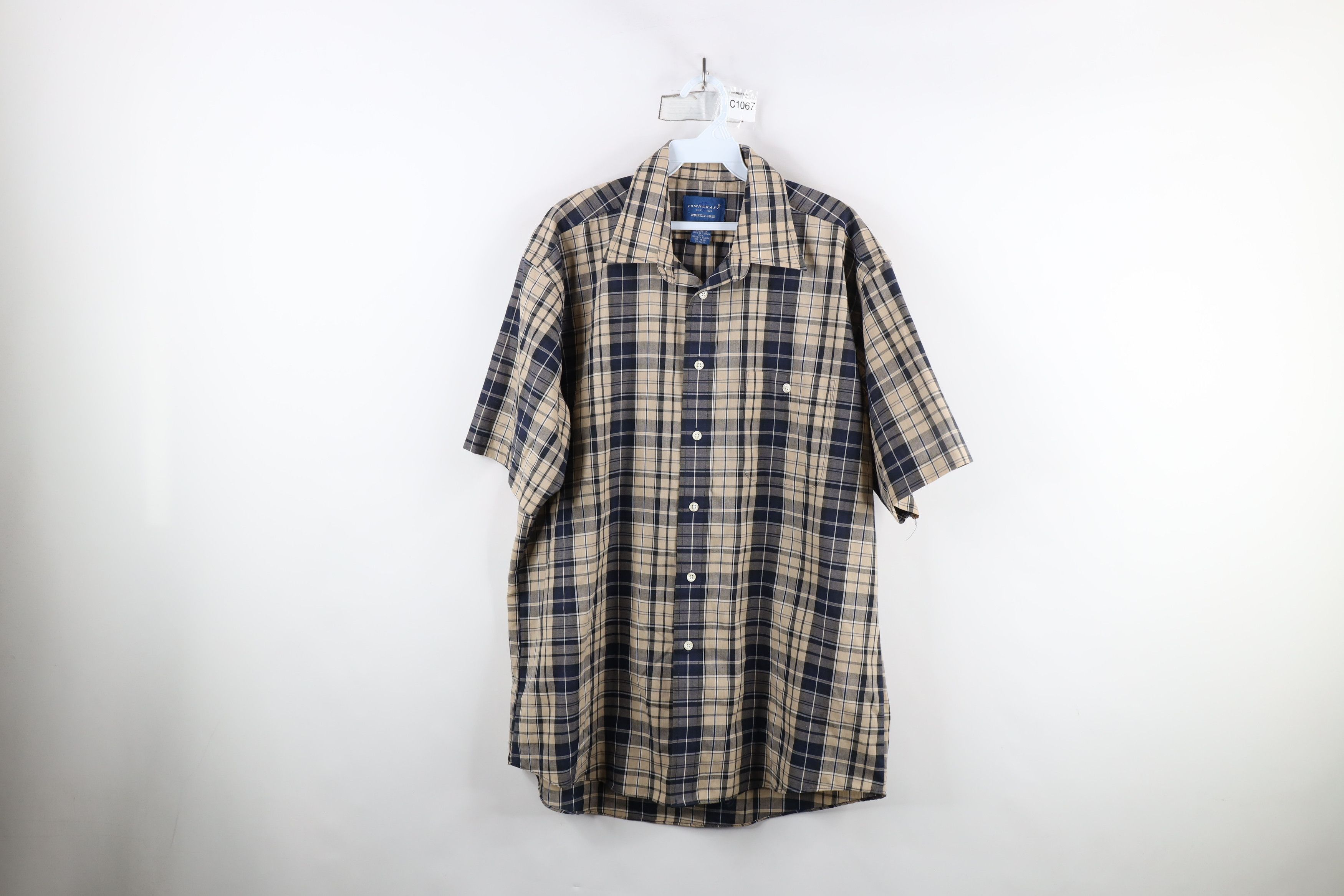 Vintage Vintage 90s Streetwear Short Sleeve Collared Button Shirt Size US L / EU 52-54 / 3 - 1 Thumbnail