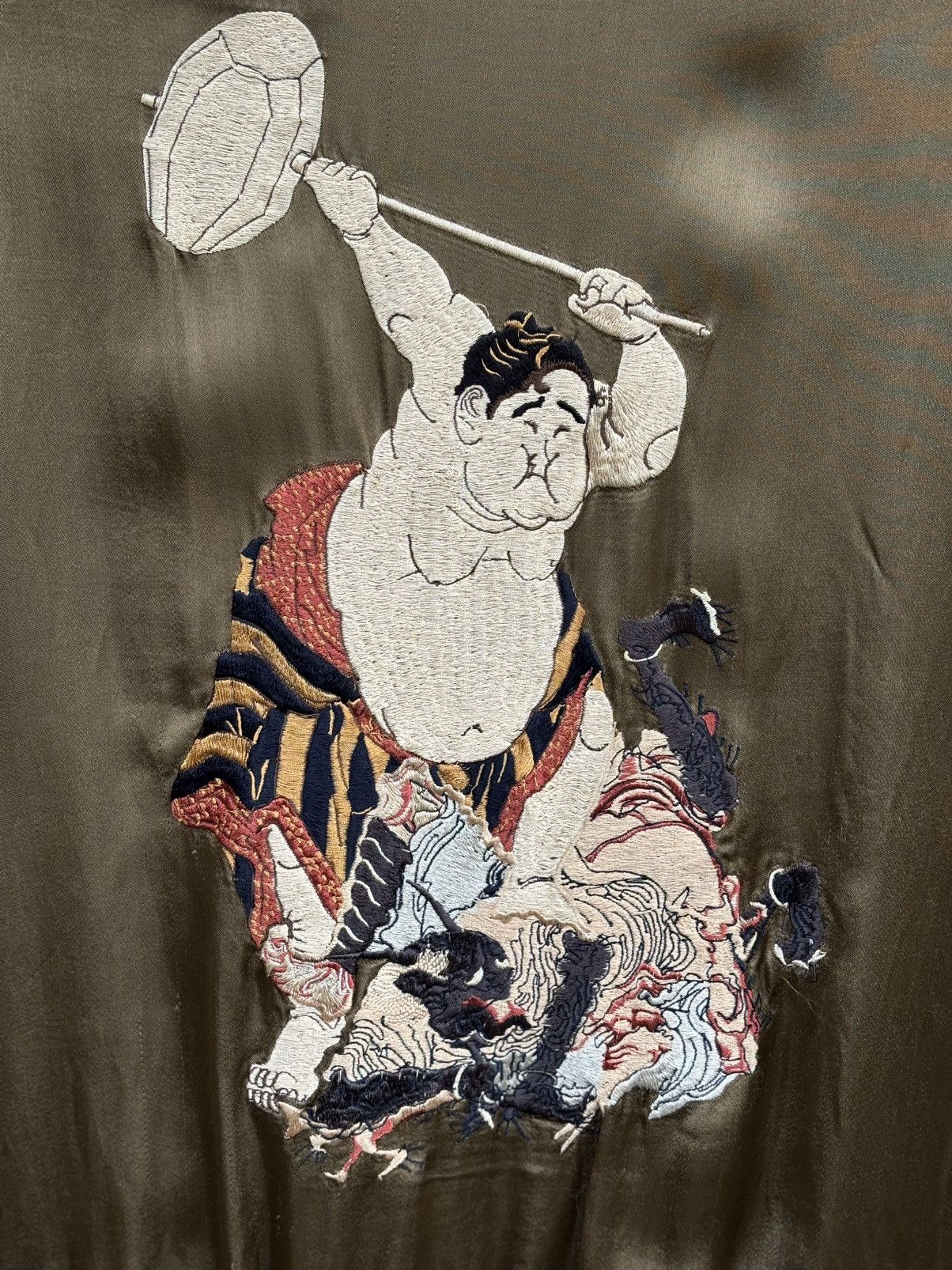 Japanese Brand Japanese Classic Script Hyakka Ryoran Reversible Kintaro jkt Size US M / EU 48-50 / 2 - 12 Thumbnail