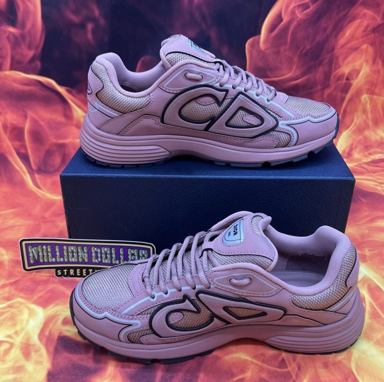 Christian Dior Monsieur × Dior B30 reflective sneaker 'burlwood' Sz- 8M/41EU Size US 8 / EU 41 - 2 Thumbnail