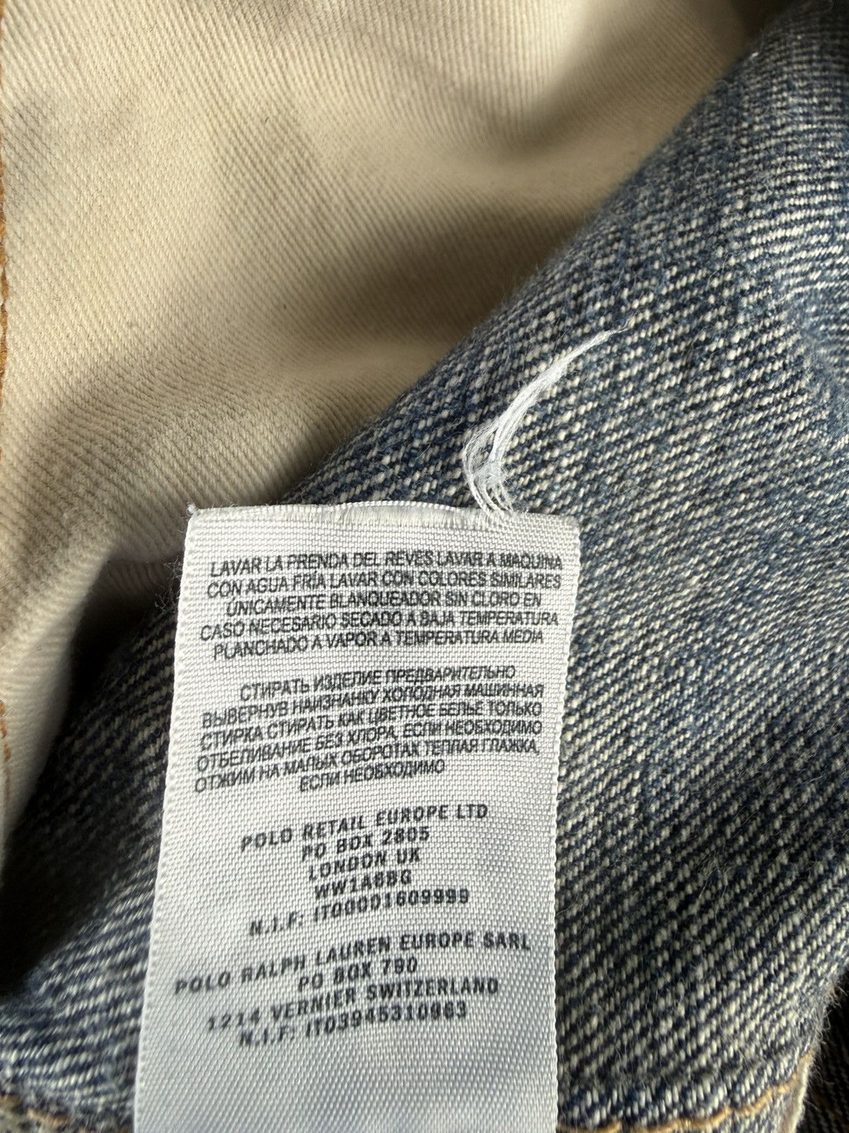 RRL Ralph Lauren Vintage Double RL 081 Selvedge Denim Buckle Back Distressed Size US 34 / EU 50 - 23 Thumbnail