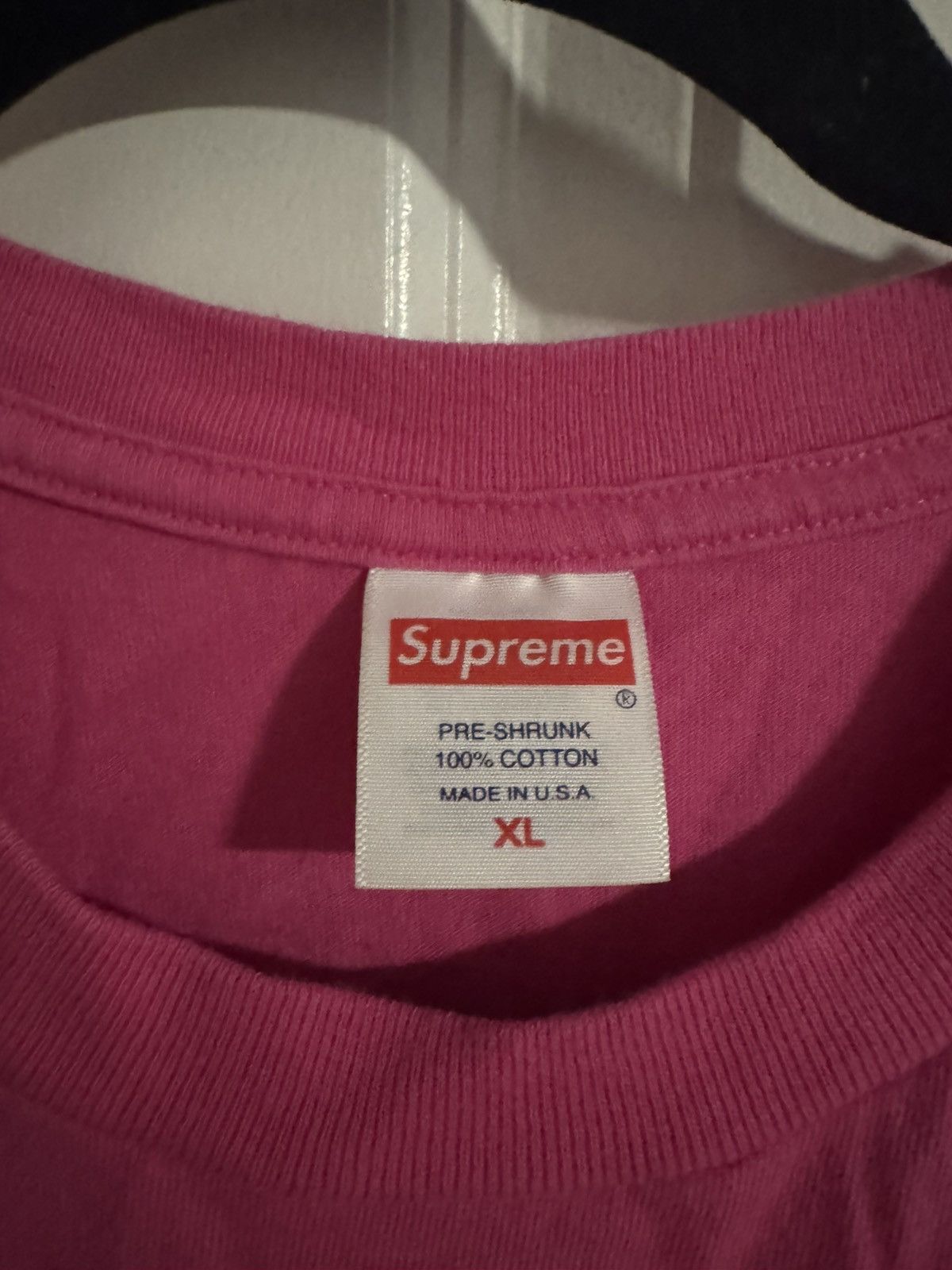 Supreme Pink Supreme T shirt Size US XL / EU 56 / 4 - 3 Thumbnail