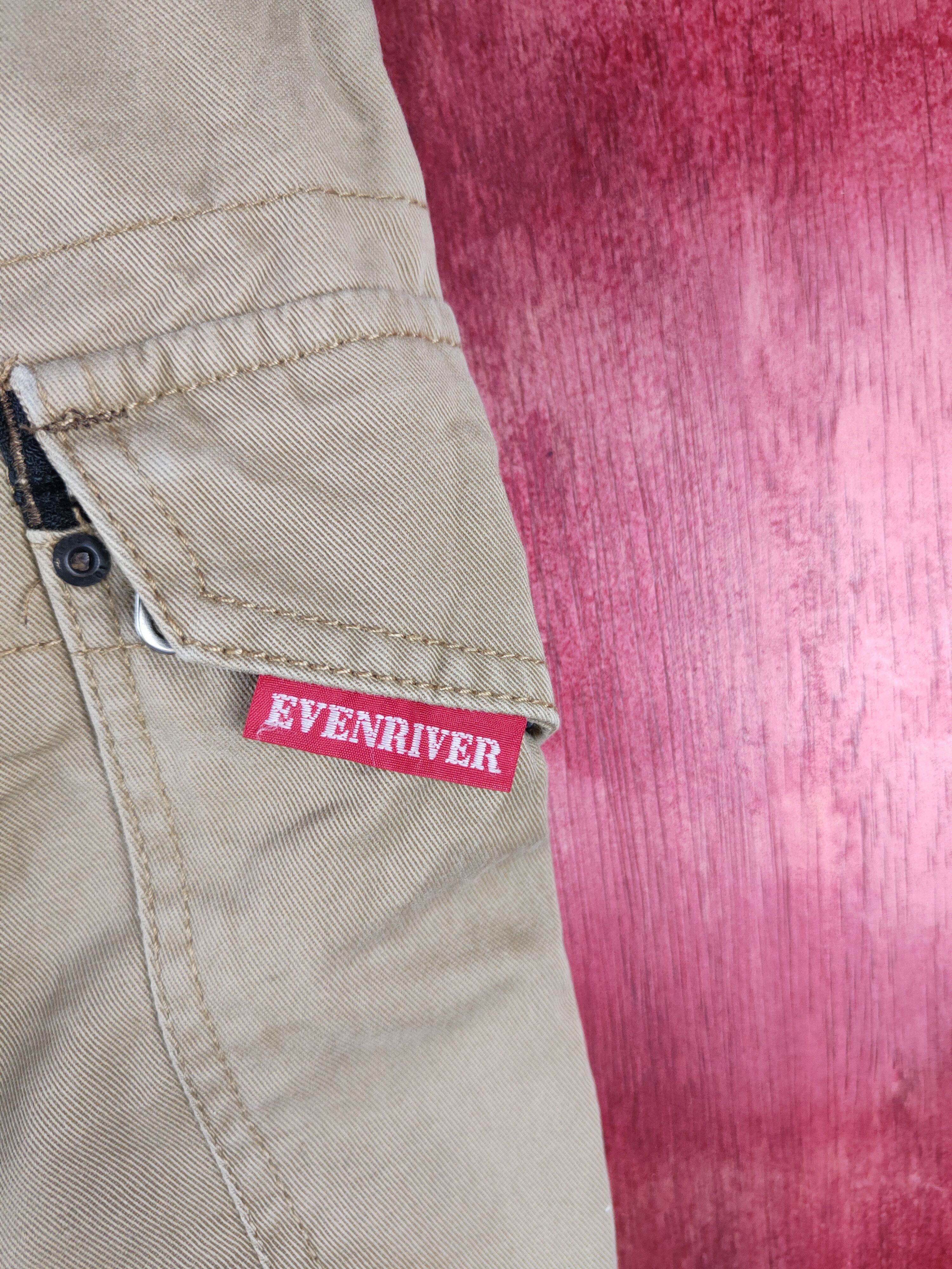 Japanese Brand Evenriver Brown Multipocket Baggy Cargo Pants N#S009 Size US 32 / EU 48 - 10 Thumbnail