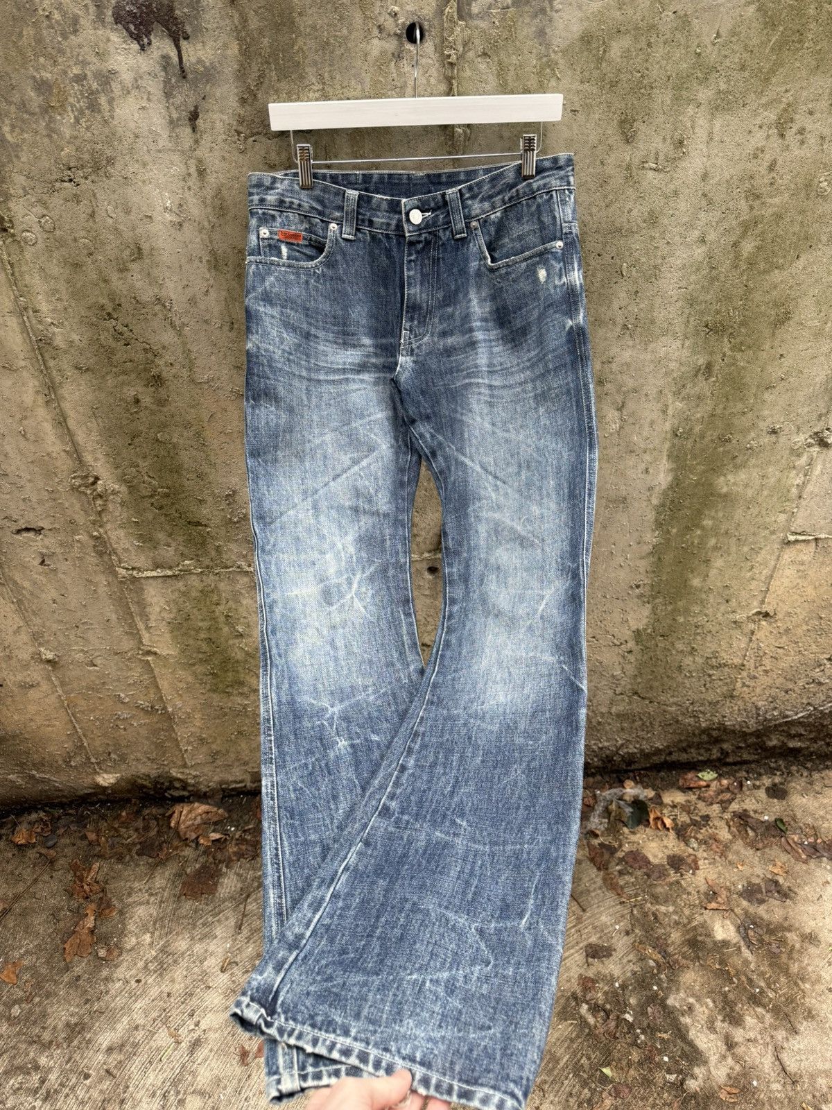 Martine Rose Martine Rose Marble Wash Bootcut Denim Size US 30 / EU 46 - 3 Thumbnail