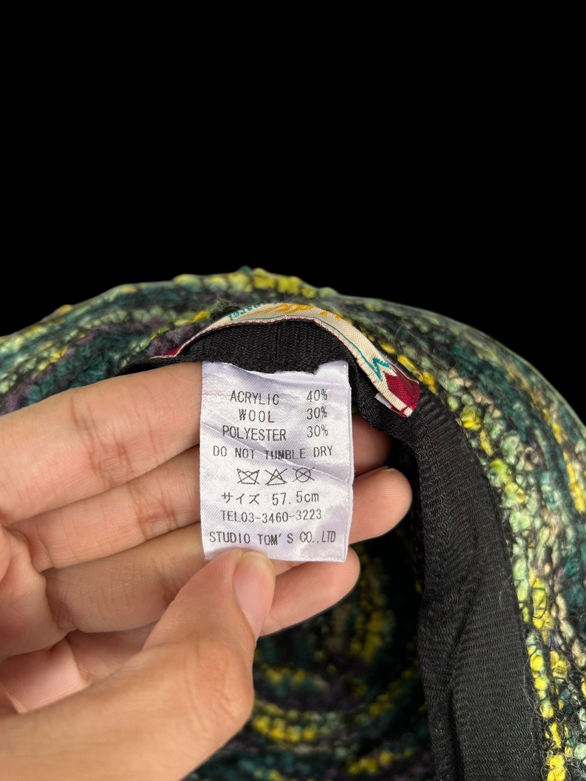 Japanese Brand × Kapital × Vintage Crochet Knitted Studio Tom's Bucket Hats Rare ☠️☠️ Size ONE SIZE - 5 Thumbnail