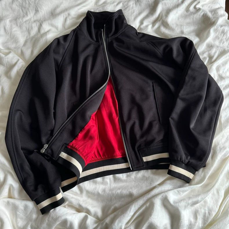 Fear of God Satin MANUEL Baseball Coaches Jacket | Grailed
