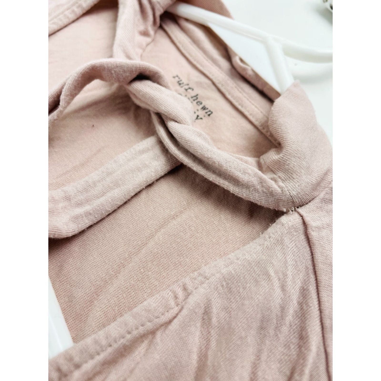 Pinko Ruff Hewn Shirt Women L Blush Pink Knot-Tie Neck V-Neck Long Sleeve Shirt Womens L Blush Pink Knot-Tie Neck V-Neck Long Sleeve Size L / US 10 / IT 46 - 8 Thumbnail