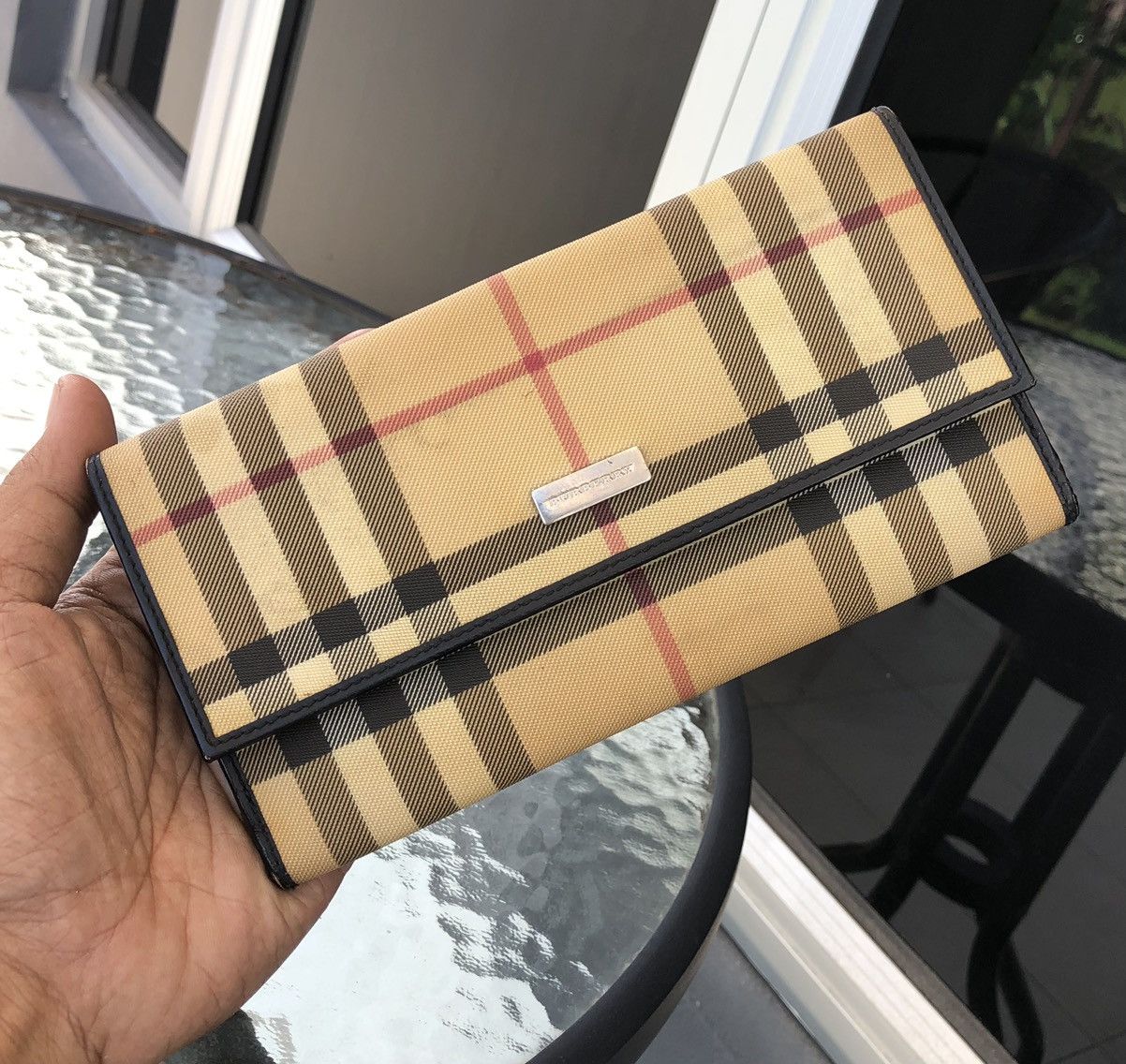 Burberry BURBERRY LONDON Novacheck Long Wallet Made In Italy Size ONE SIZE - 5 Thumbnail