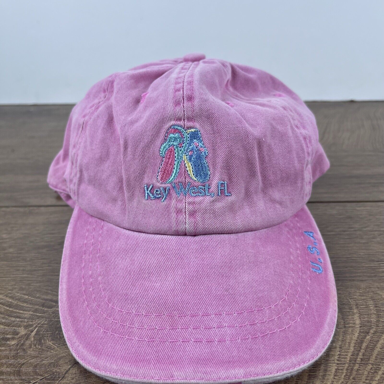 Other Key West Florida Hat Key West Hat Pink Cap Adjustable Pink A Size ONE SIZE - 4 Thumbnail