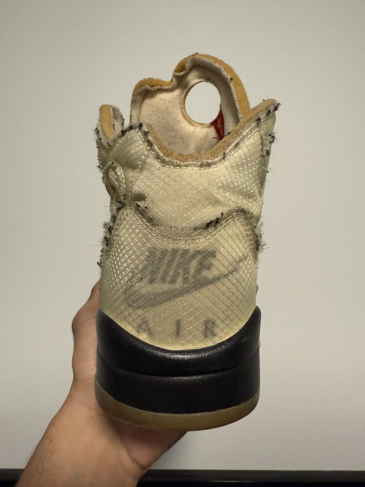 Jordan Brand × Off-White Off-White Jordan 5 ‘Sail’ Size US 9 / EU 42 - 5 Thumbnail