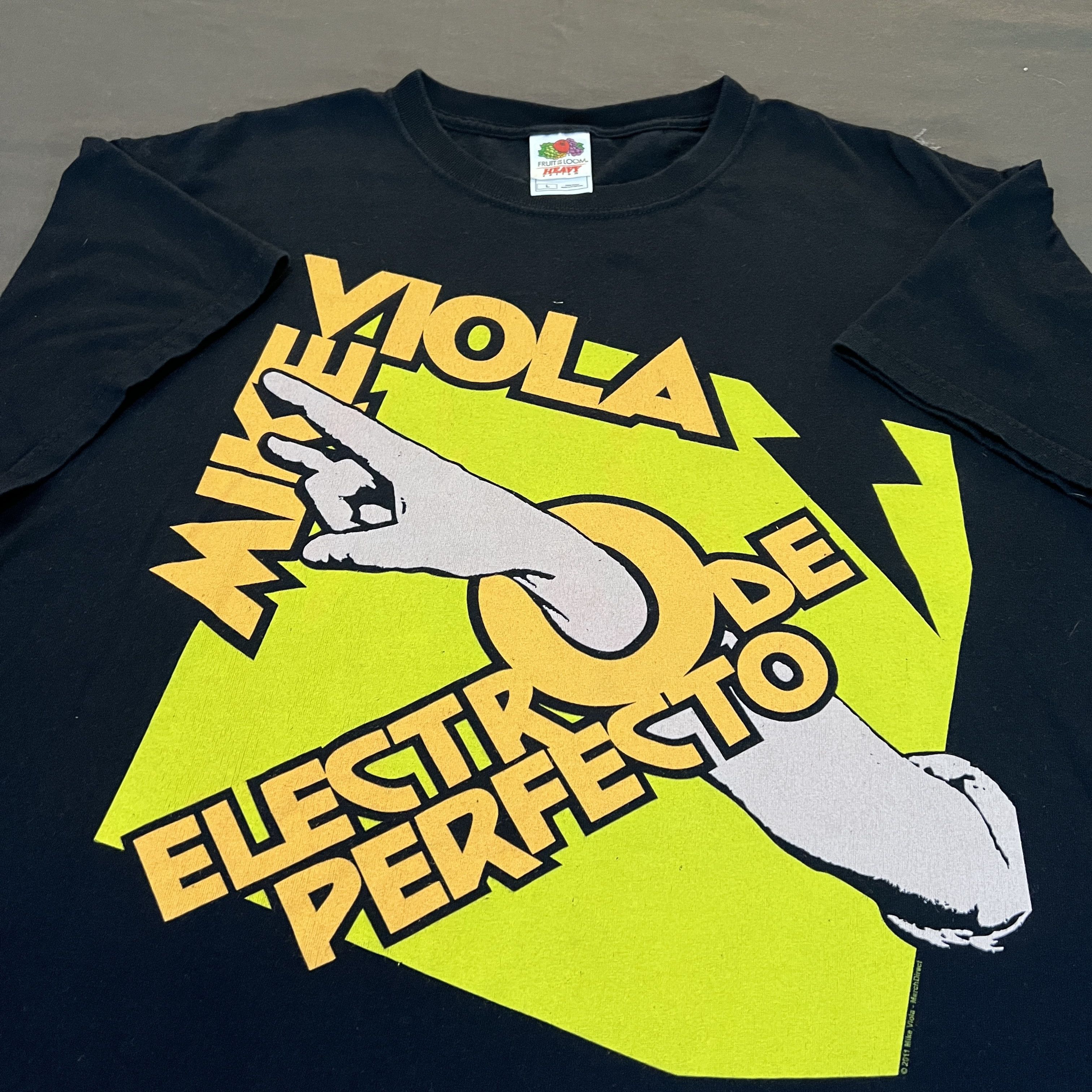 Band Tees Vintage Y2K Mike Viola Electro De Perfecto Promo Tee Size US L / EU 52-54 / 3 - 1 Thumbnail