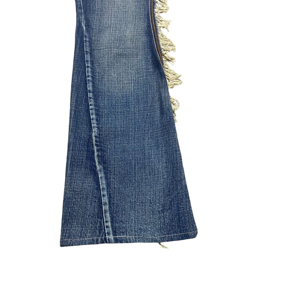 Tornado Mart Vintage Tornado Mart Spiral Cut Denim Flare Jeans Size 28" / US 6 / IT 42 - 9 Thumbnail
