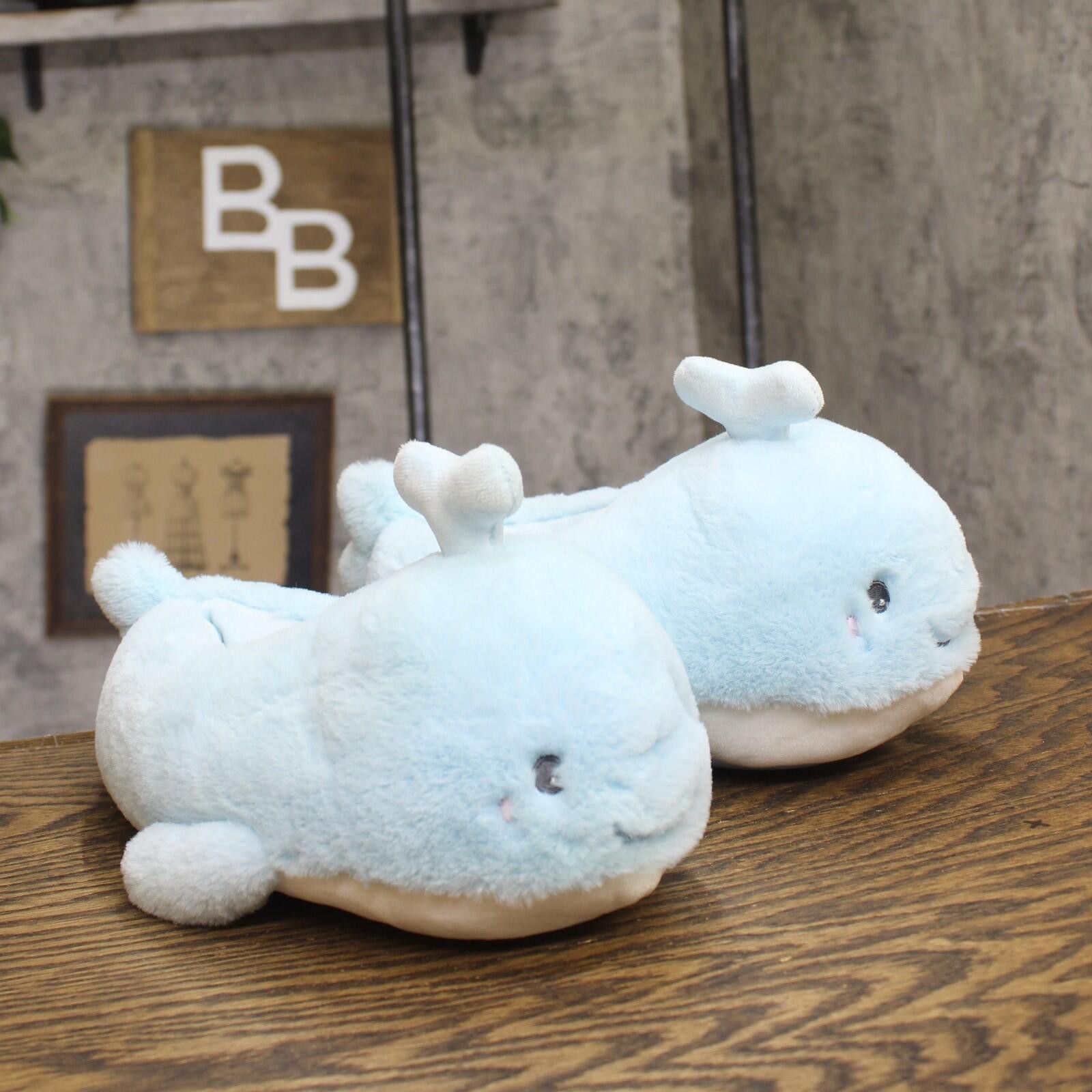 Other Cat & Jack Whale Character Slippers 92541968 Blue S (13-1) Size US 13 / EU 46 - 1 Thumbnail