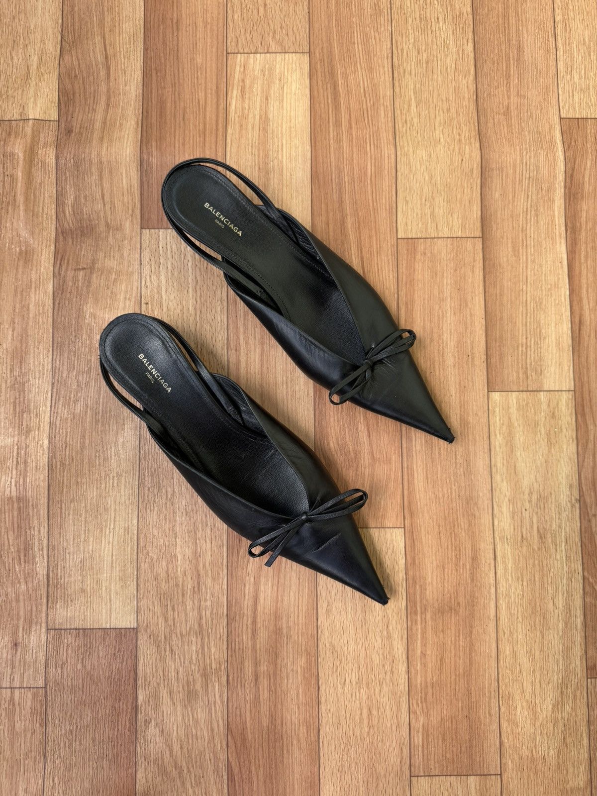 Balenciaga Balenciaga bow knife Slingback Size US 8 / IT 38 - 4 Thumbnail